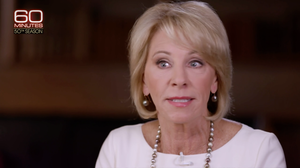 A Rocky Appearance For DeVos On '60 Minutes'