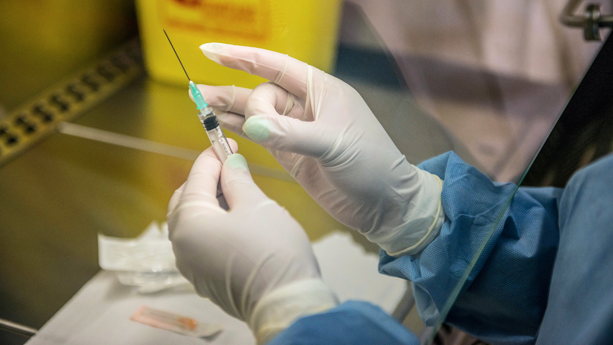 An experimental vaccine against the AIDS virus is being tested in South Africa. Scientists hope it will succeed where others have failed. (Mujahid Safodien/AFP/Getty Images)