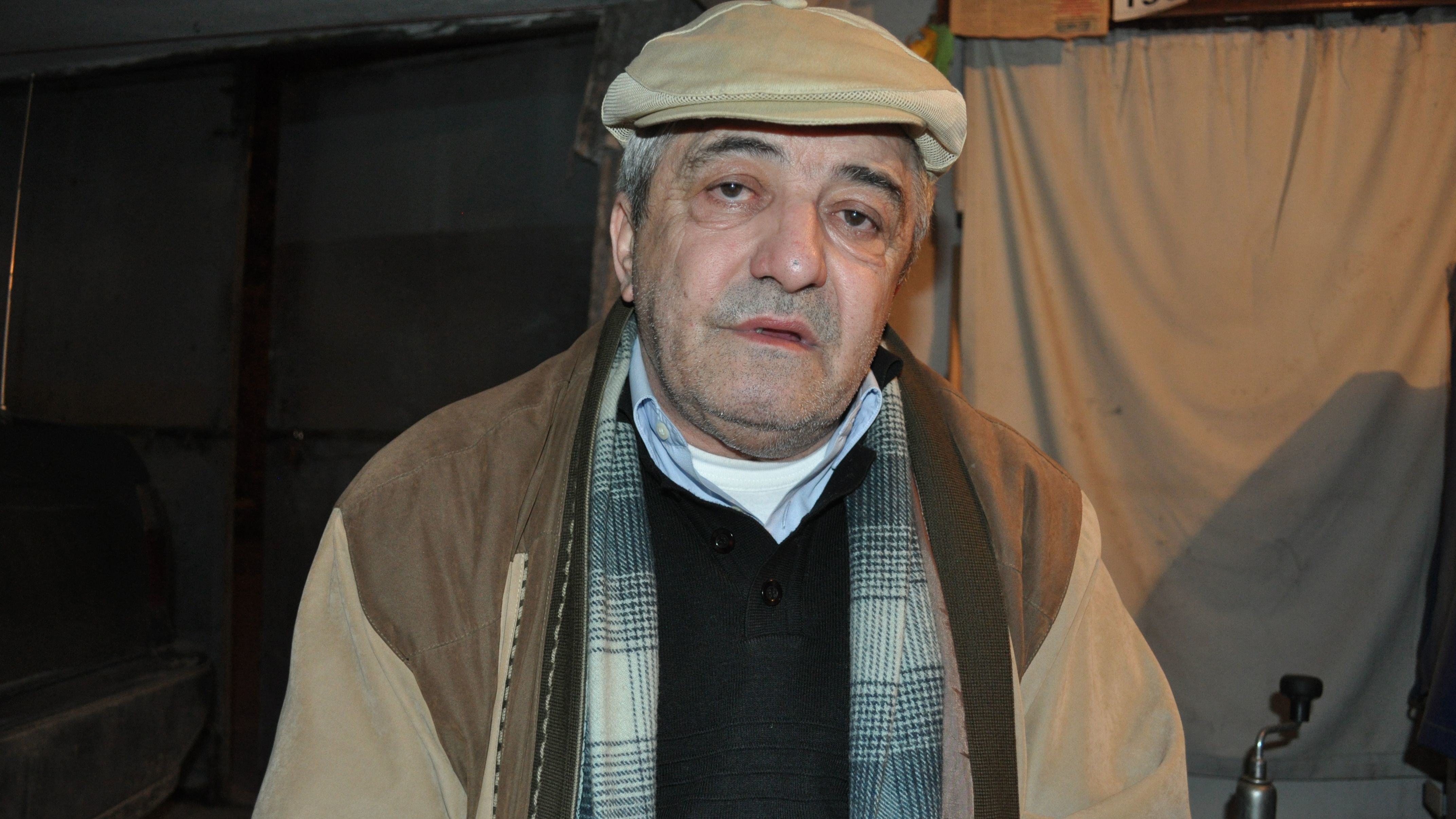 Constantin Reliu, 63, at his place in Barlad, Romania, on Friday. A court rejected Reliu's request for the annulment of a death certificate that was issued in his name in 2016.