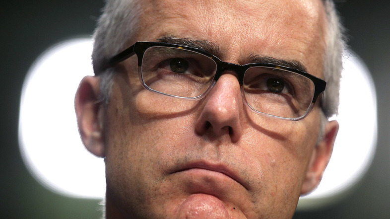 Former Deputy FBI Director Andrew McCabe's memos about his interactions with the president are now in the possession of special counsel Robert Mueller's team of investigators, according to media reports. (Alex Wong/Getty Images)