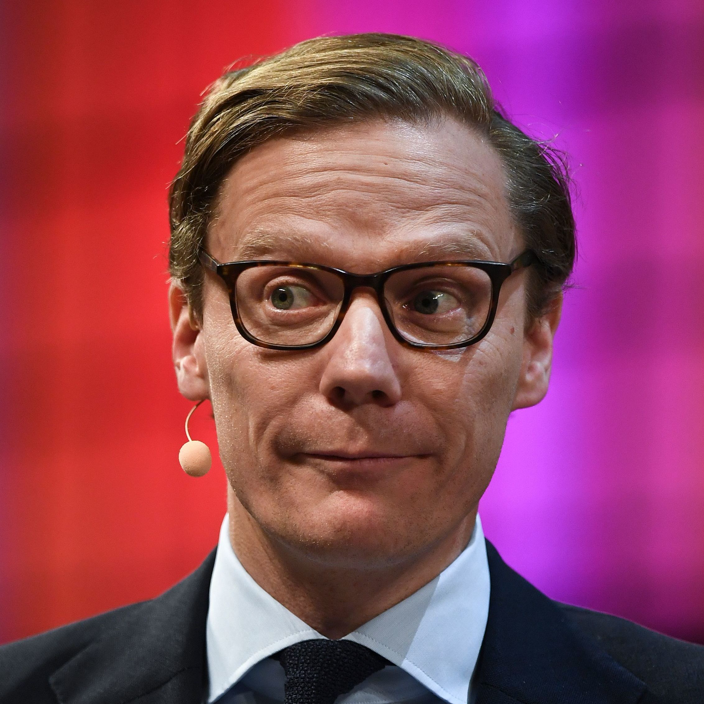 Cambridge Analytica CEO Alexander Nix is heard on the secret recordings saying that one strategy for compromising opponents is to &quot;send some girls around to the candidate's house.&quot; (AFP/Getty Images)