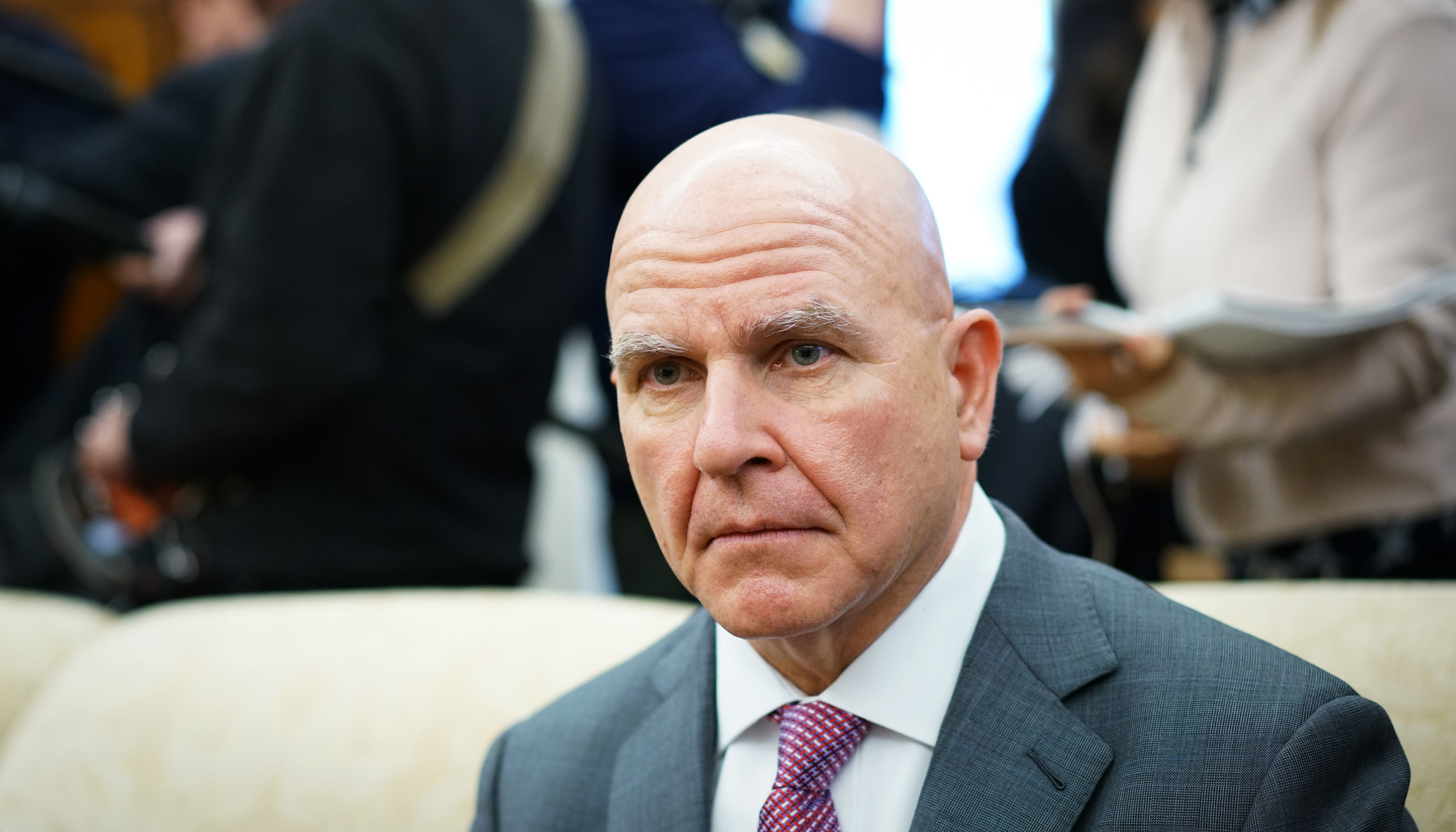 Lt. Gen. H.R. McMaster will resign his post as national security adviser, the White House said on Thursday. He will also be retiring from the Army effective this summer. (AFP/Getty Images)