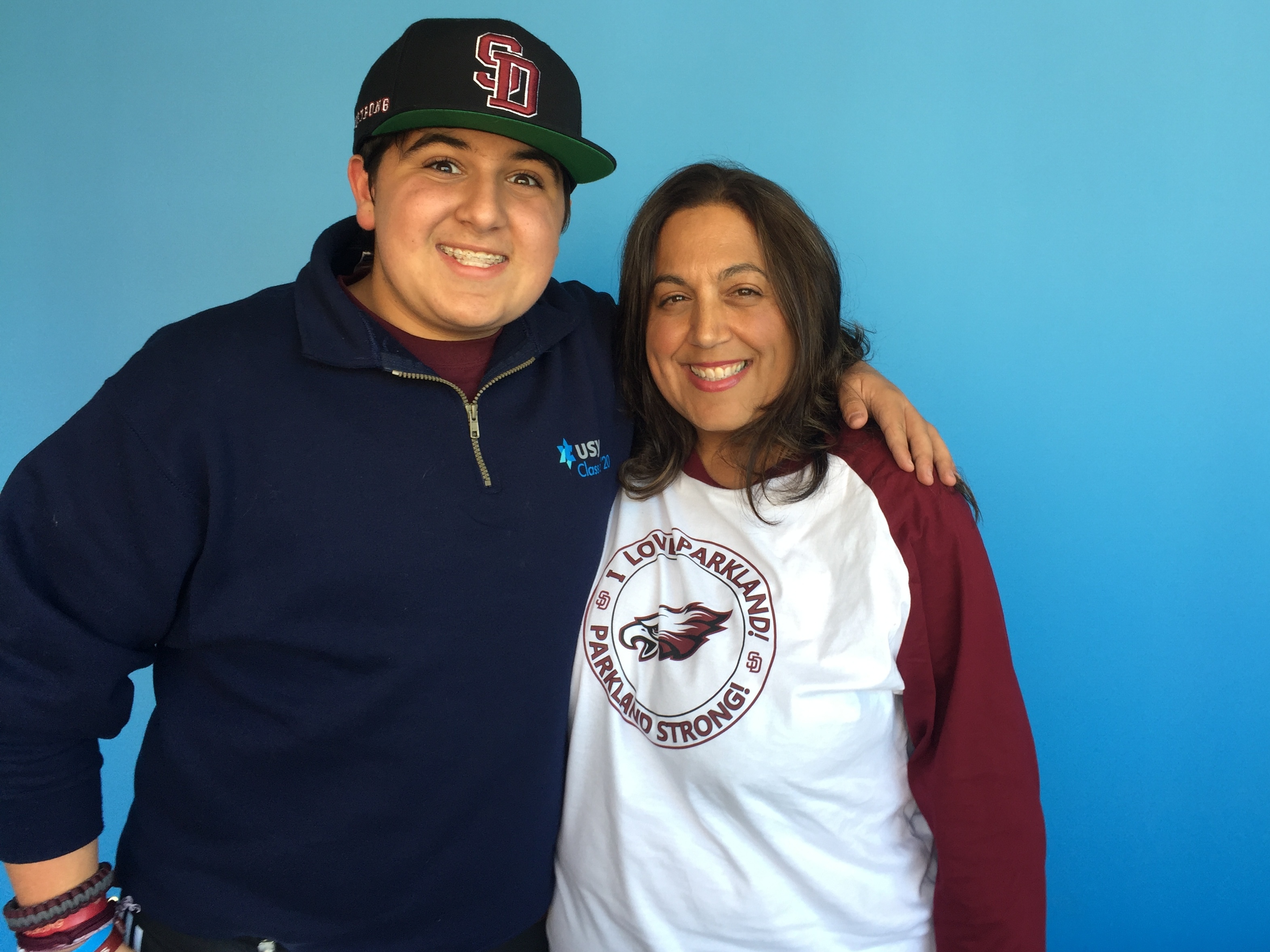 Gabe Glassman is a sophomore at Marjory Stoneman Douglas High School in Parkland, Fla. After the deadly shooting in February, he and his mother, Lisa, have become active in the gun control debate. (NPR)