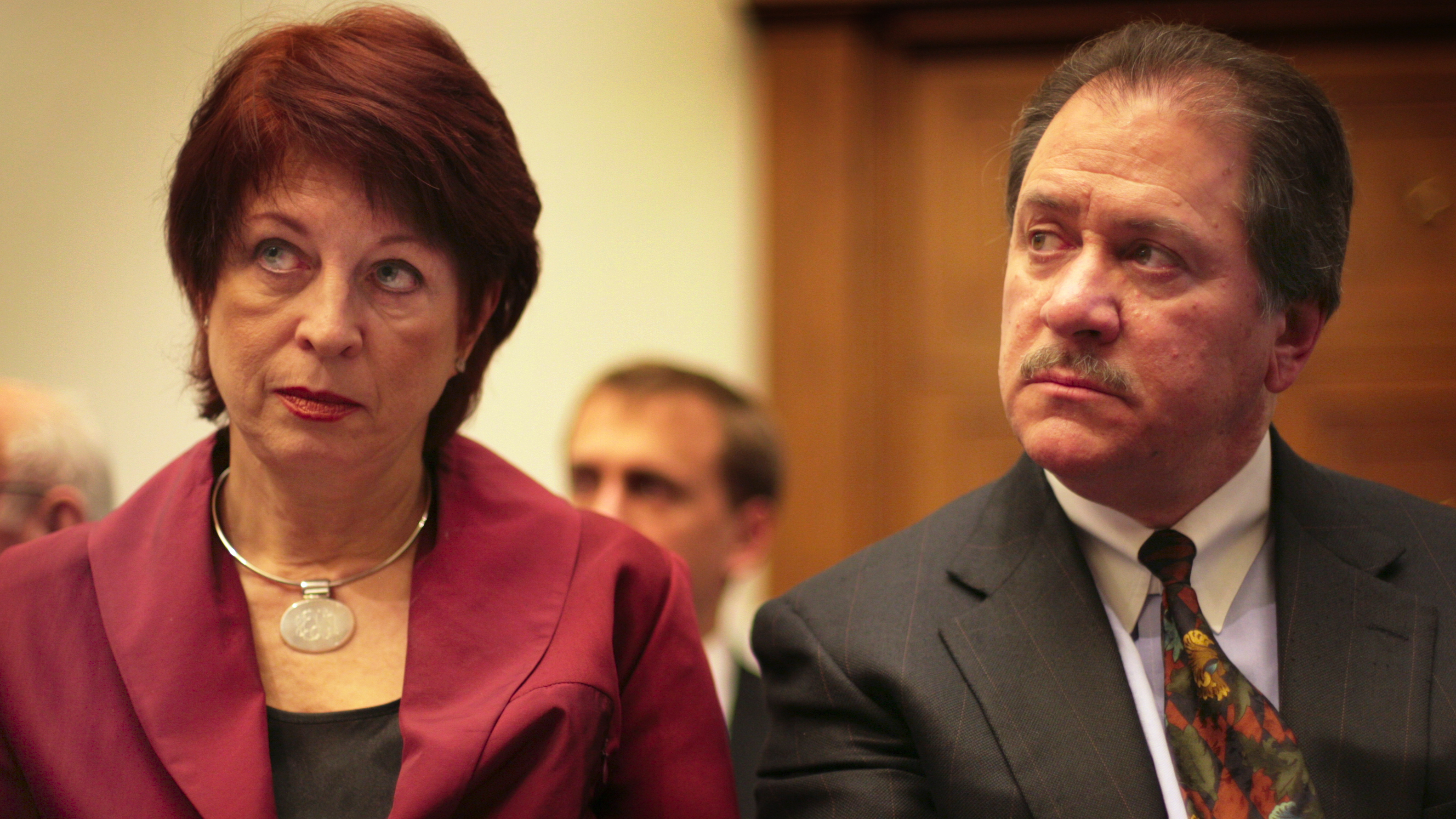 Victoria Toensing, left, and Joe diGenova, photographed in 2007, were set to join President Trump's outside legal team, but it was announced just days later that conflicts prevented them. (The Washington Post/Getty Images)