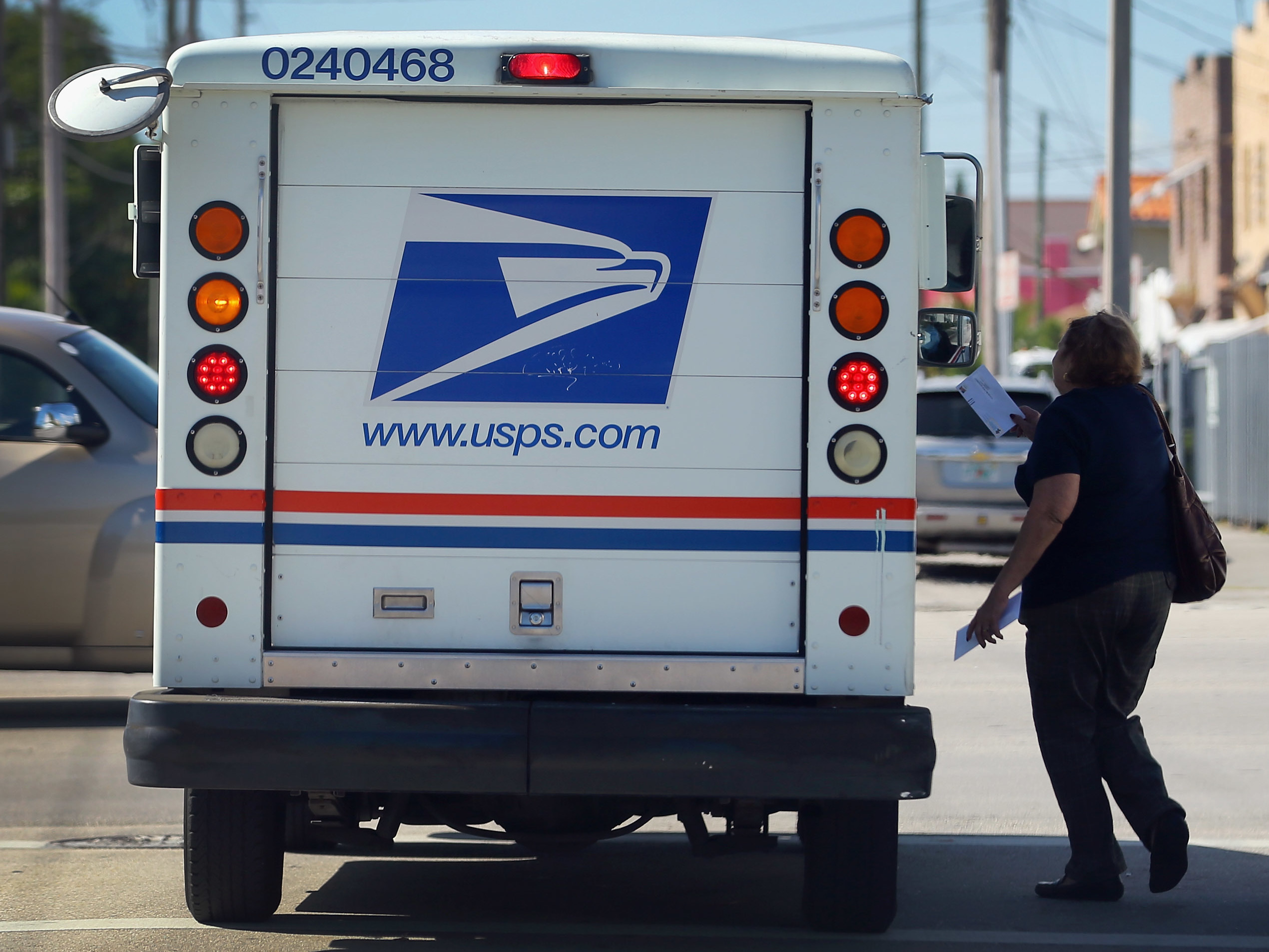 Amazon relies on the U.S. Postal Service for about 40 percent of its package deliveries. (Getty Images)