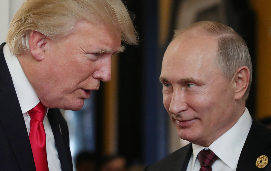 The President Trump that might meet soon with Russian President Vladimir Putin is in a very different political position than the one who last talked with him face-to-face. (Mikhail Klimentyev/Getty Images)