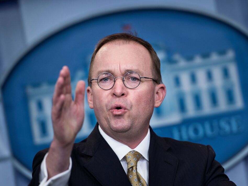 Mick Mulvaney, interim director of the Consumer Financial Protection Bureau, wants to give Congress prior approval of any major new rules created by the bureau. (Brendan Smialowski/AFP/Getty Images)