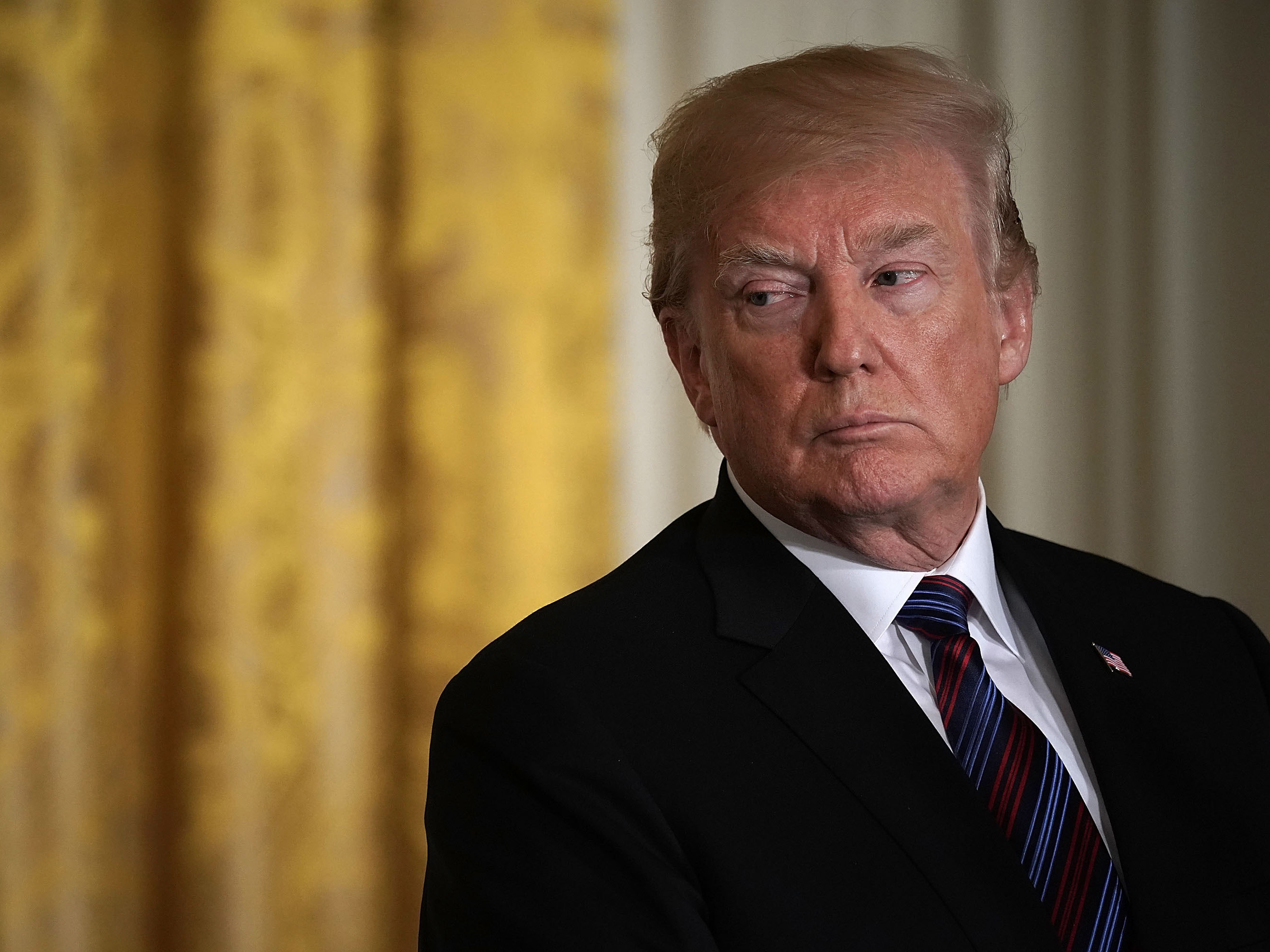 When President Trump was asked on March 22 whether he still wanted to testify before special counsel Robert Mueller, Trump said: &quot;Yes. I would like to.&quot; (Getty Images)
