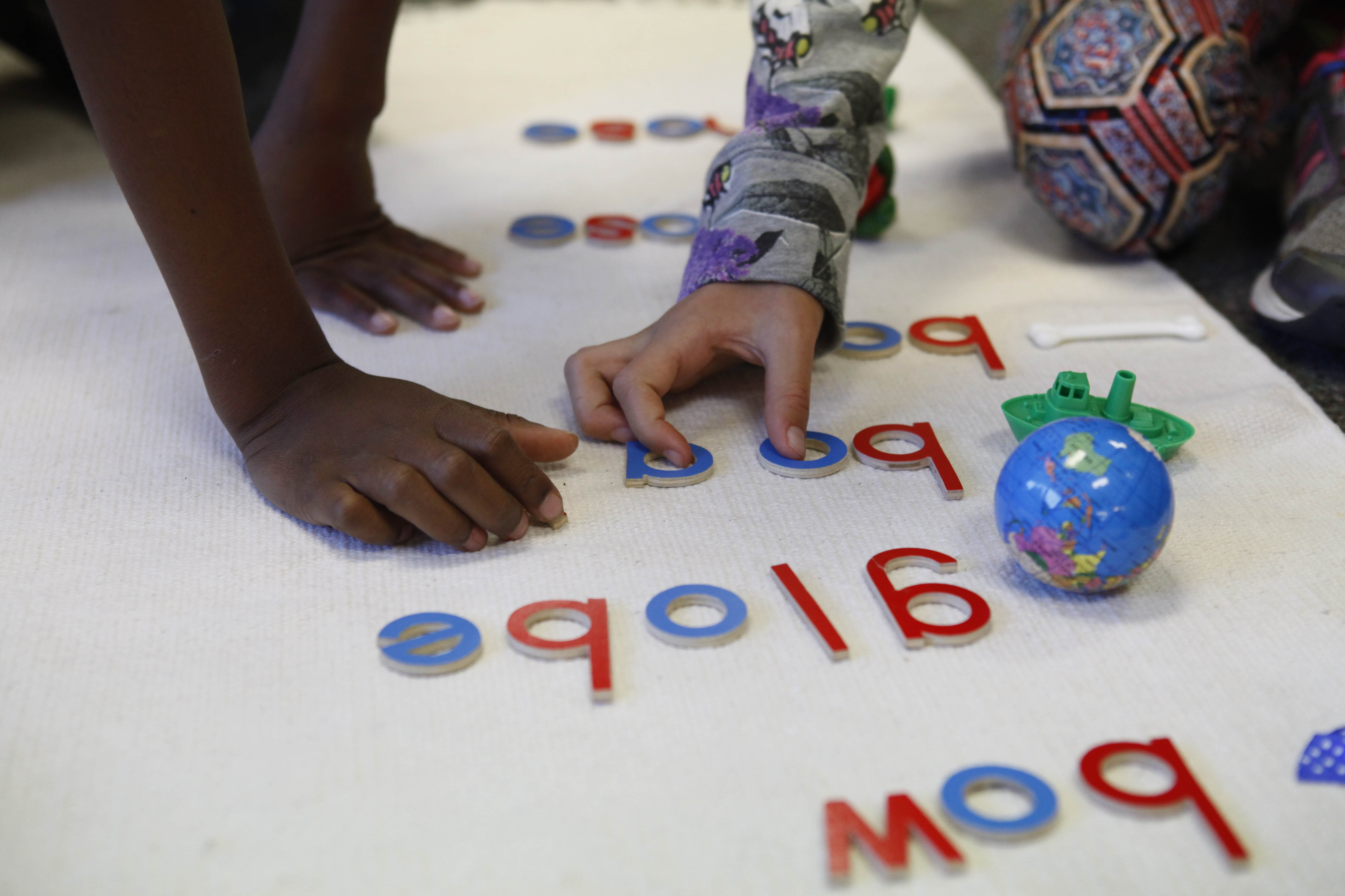 Students work in an elementary school classroom in North Carolina. (NPR)