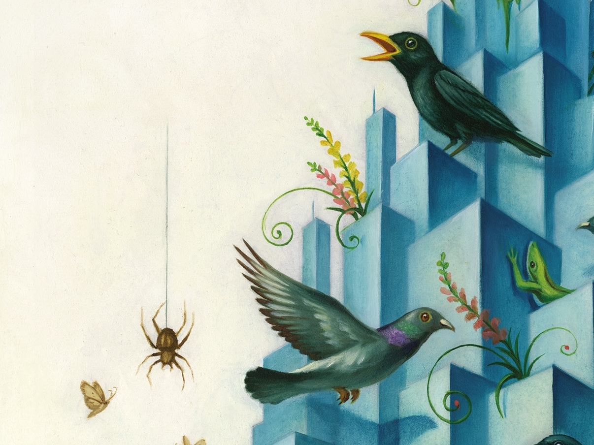 Birds open bottles and catfish hunt pigeons when 'Darwin Comes to Town'