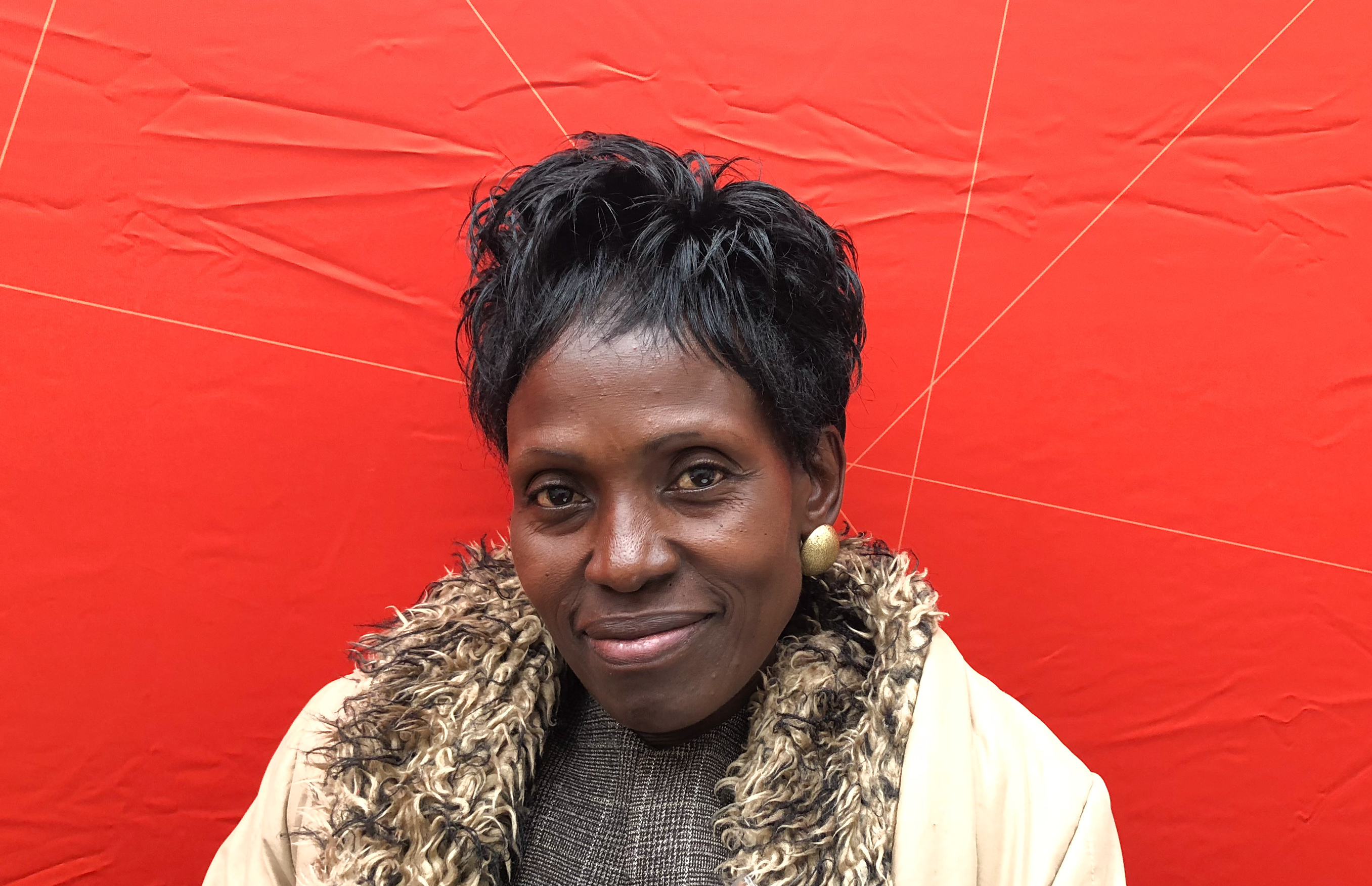 Consolata Agunga goes door-to-door as a community health worker, a demanding volunteer job. &quot;It is God who gives me the strength,&quot; she says. She is also a small-scale farmer, growing vegetables for her family. (Marc Silver/NPR)