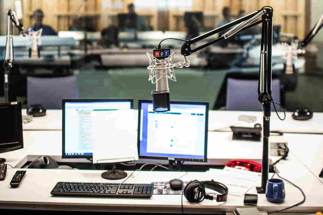 Scenes from Weekend Edition Saturday, the first broadcast from the new NPR Headquarters in Washington, DC on April 13, 2013.