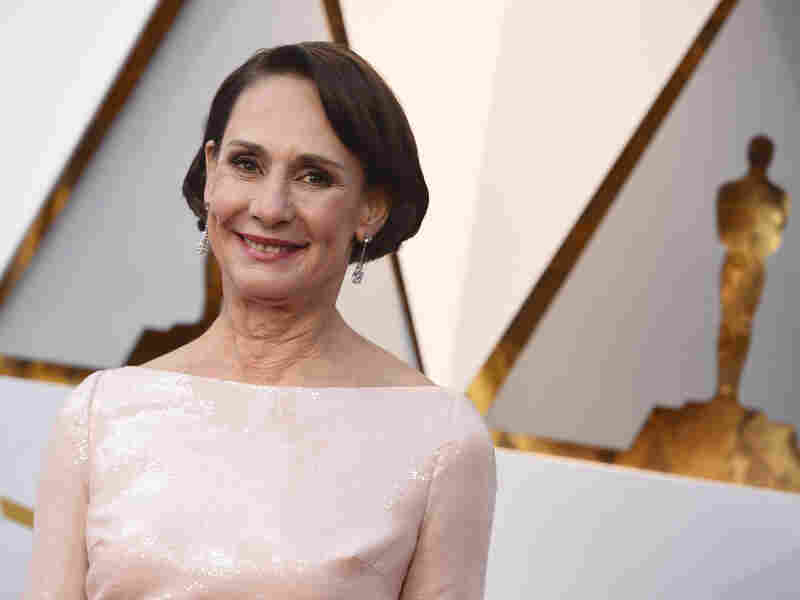 Laurie Metcalf arrives at the Oscars on March 4, 2018, at the Dolby Theatre in Los Angeles.