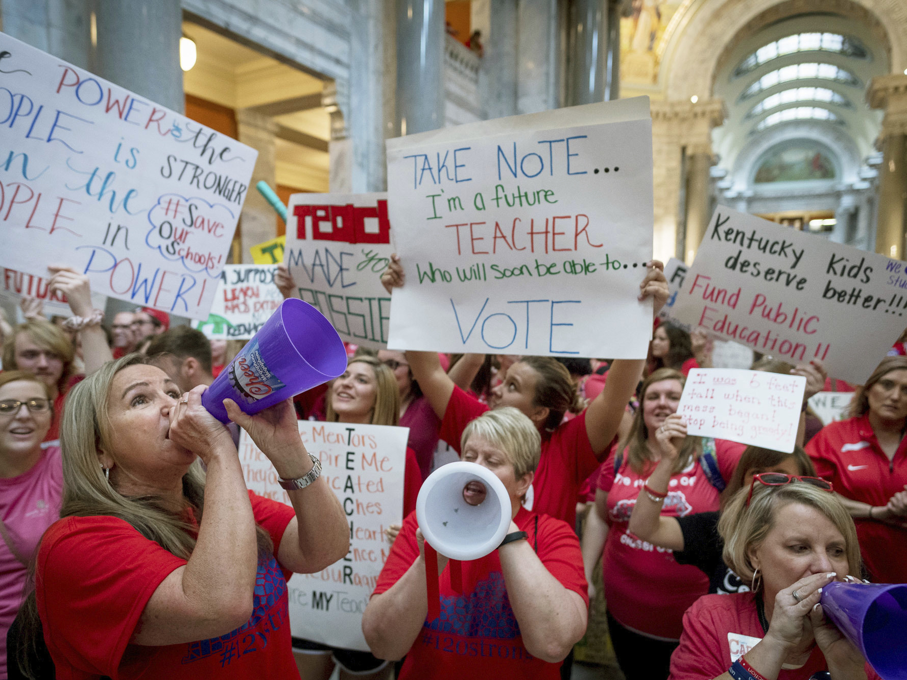 Kentucky governor claims kids were assaulted while teachers absent from classroom