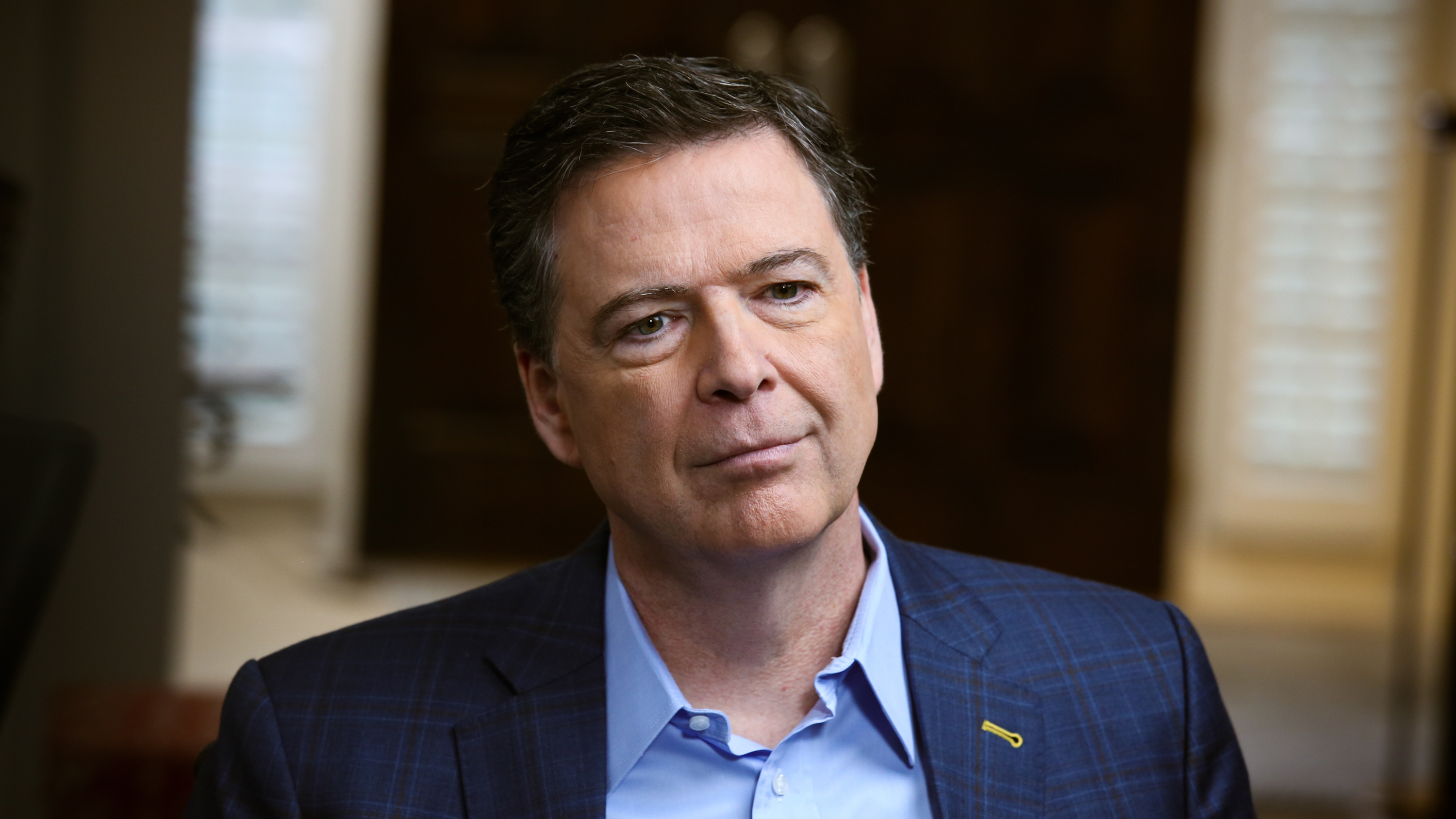 James Comey's media tour, ahead of his new book, starts Sunday night with an interview on ABC. He'll also appear on the <em>The Late Show With Stephen Colbert</em> and NPR's <em>Morning Edition</em>. (ABC via Getty Images)