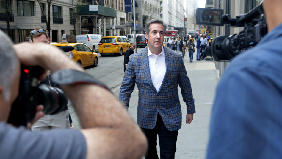 Michael Cohen, President Trump's personal attorney, will appear in court Monday afternoon, as his attorneys argue that he should get a first look at documents seized from him last week, to decide if they violate attorney-client privilege laws. (Yana Paskova/Getty Images)
