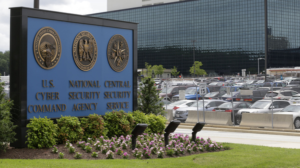 The National Security Administration (NSA) campus in Fort Meade, Md., where the US Cyber Command is located. Acting Homeland Security Adviser Rob Joyce said Monday he would leave the White House to return to the NSA.