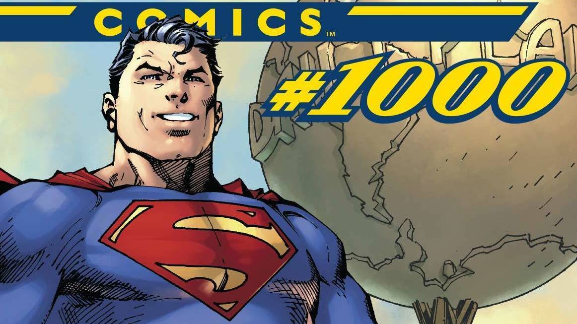 Buckle Up: The cover of Action Comics #1000, by Jim Lee (pencils), Scott Williams (inks) and Alex Sinclair (coloring).
