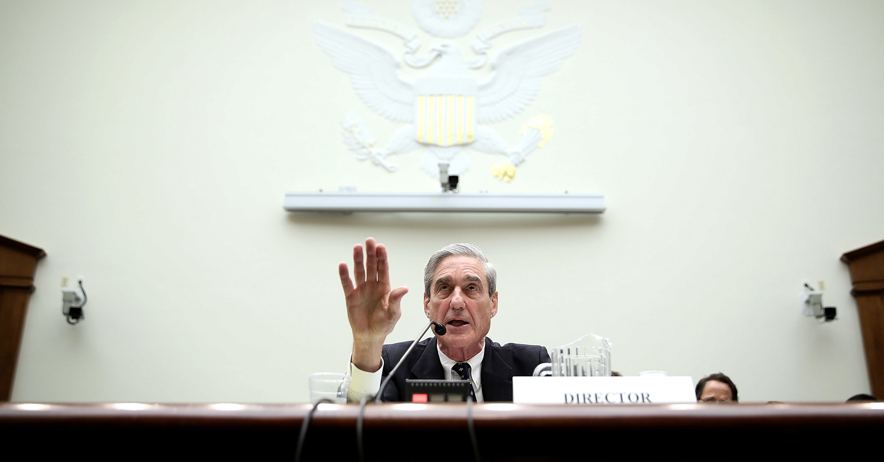 Some Senate Republicans are hoping to provide Justice Department special counsel Robert Mueller, seen here in 2013 when he was FBI director, with more protections in case President Trump tries to fire him. (Getty Images)