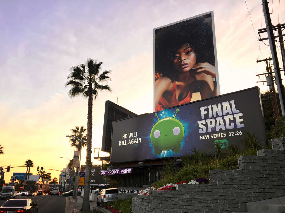 On LA's Sunset Strip, A New Golden Age Of Billboards : NPR