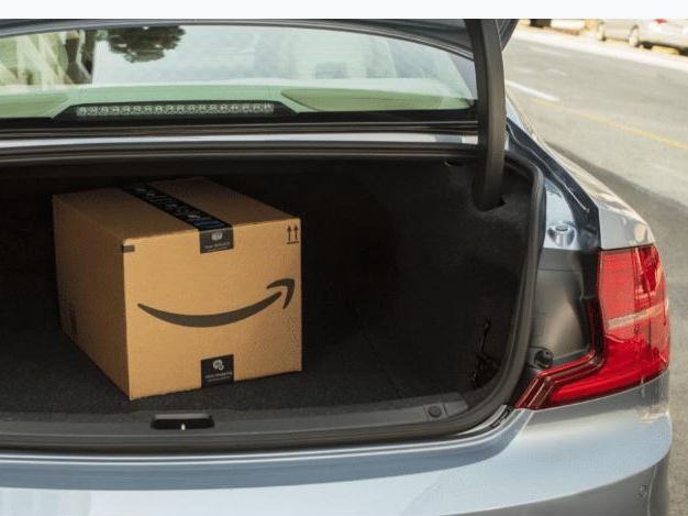 Amazon, which recently started an offer to deliver packages inside people's homes, now offers to deliver inside people's cars. (Amazon)