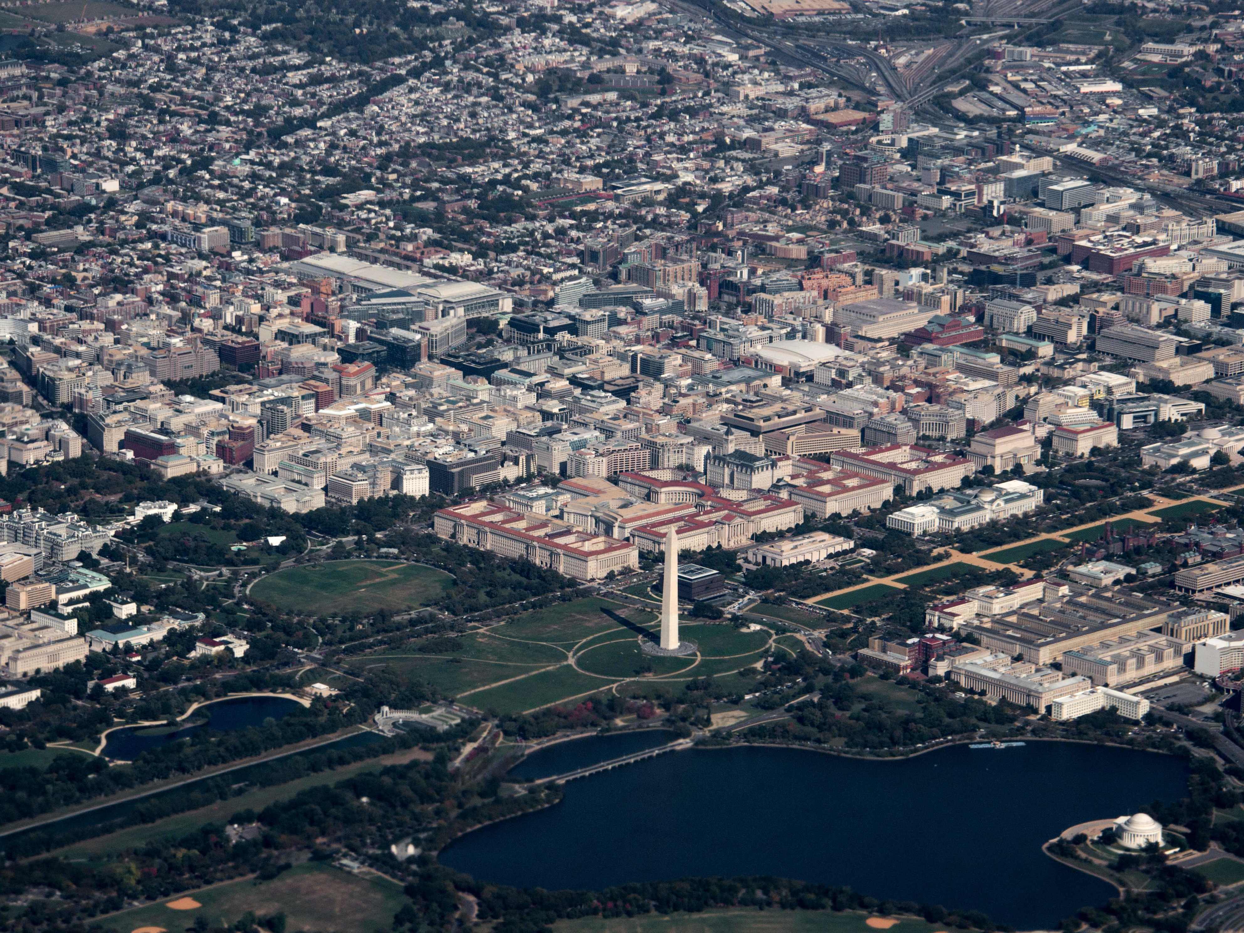 Washington, D.C., is competing against its suburbs in Virginia and Maryland for Amazon's second headquarters. (AFP/Getty Images)