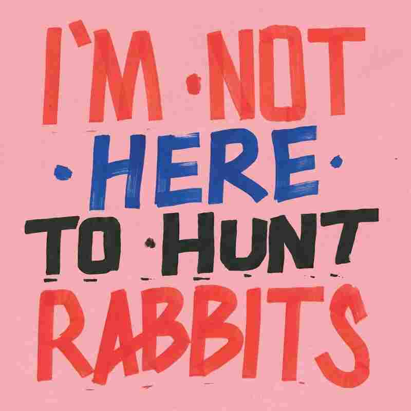 Cover art for the Botswanan music compilation I'm Not Here to Hunt Rabbits.