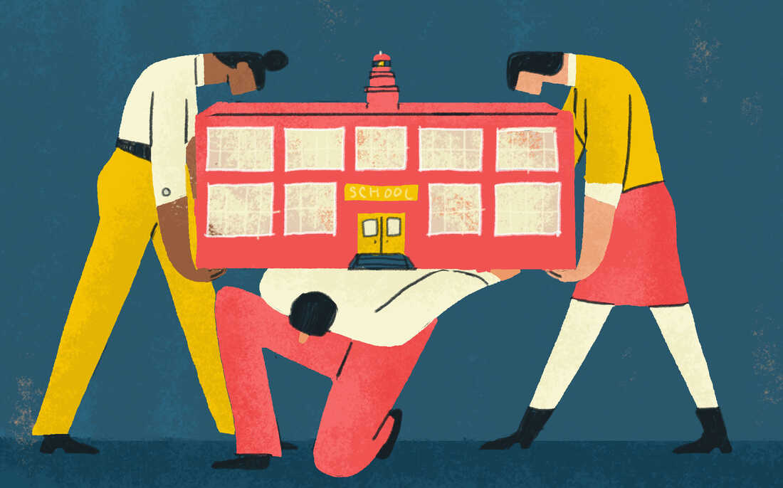 An NPR/Ipsos poll shows strong support among Americans for improving teachers' pay and for their right to strike.