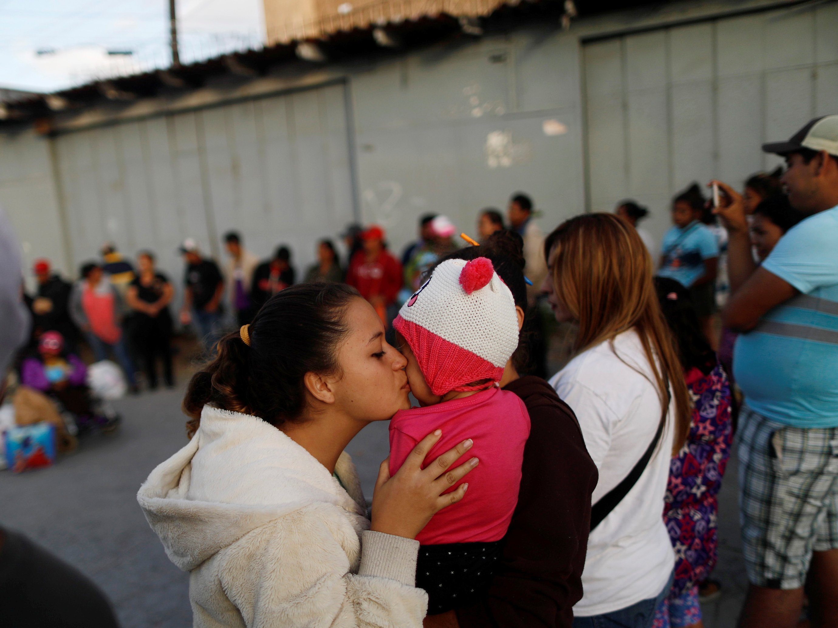 Central American Migrants Arrive At U.S. Border To An Uncertain Future