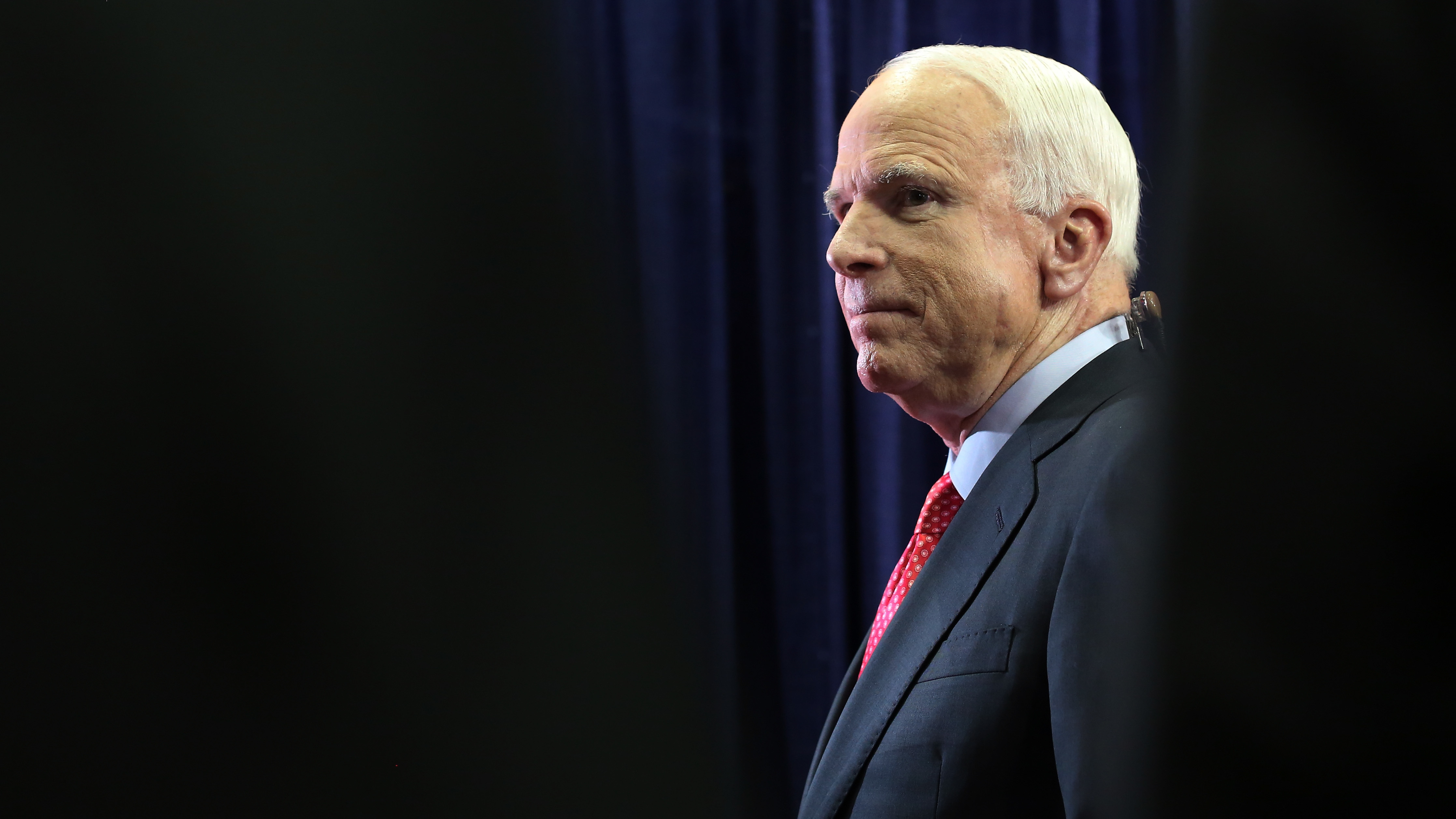Arizona Sen. John McCain attends the 2012 Republican National Convention in Tampa, Fla. (Getty Images)