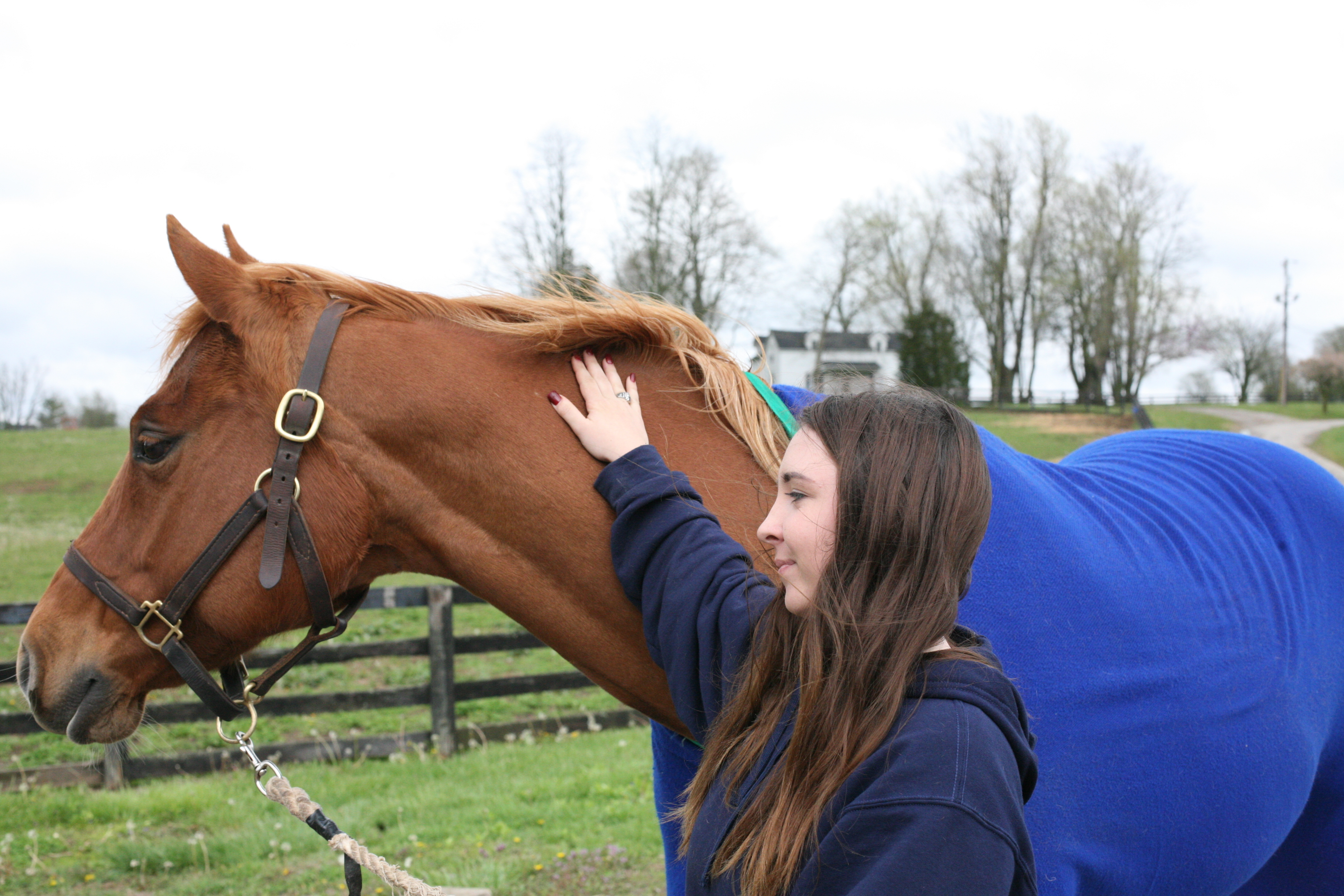 Allie Johnson, a rising Midway junior, with her favorite ride, Sophie.