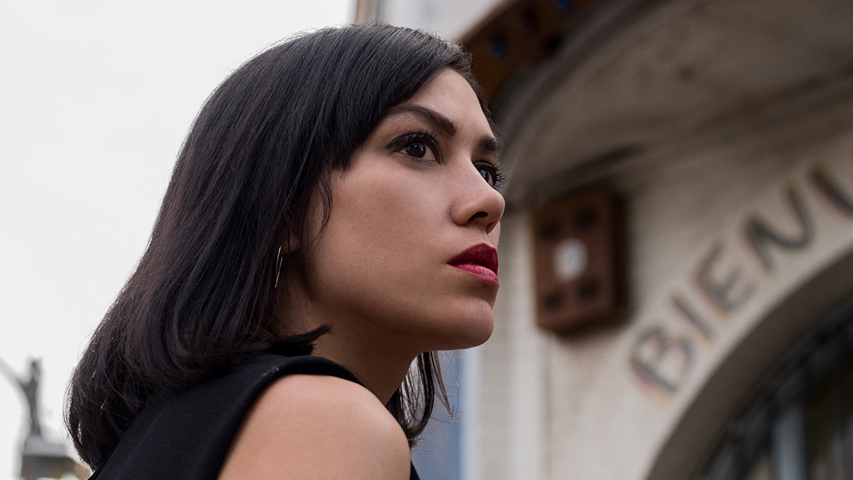 Mishel Prada plays the returning daughter Emma in Starz' half-hour drama <em>Vida</em>. (Starz)