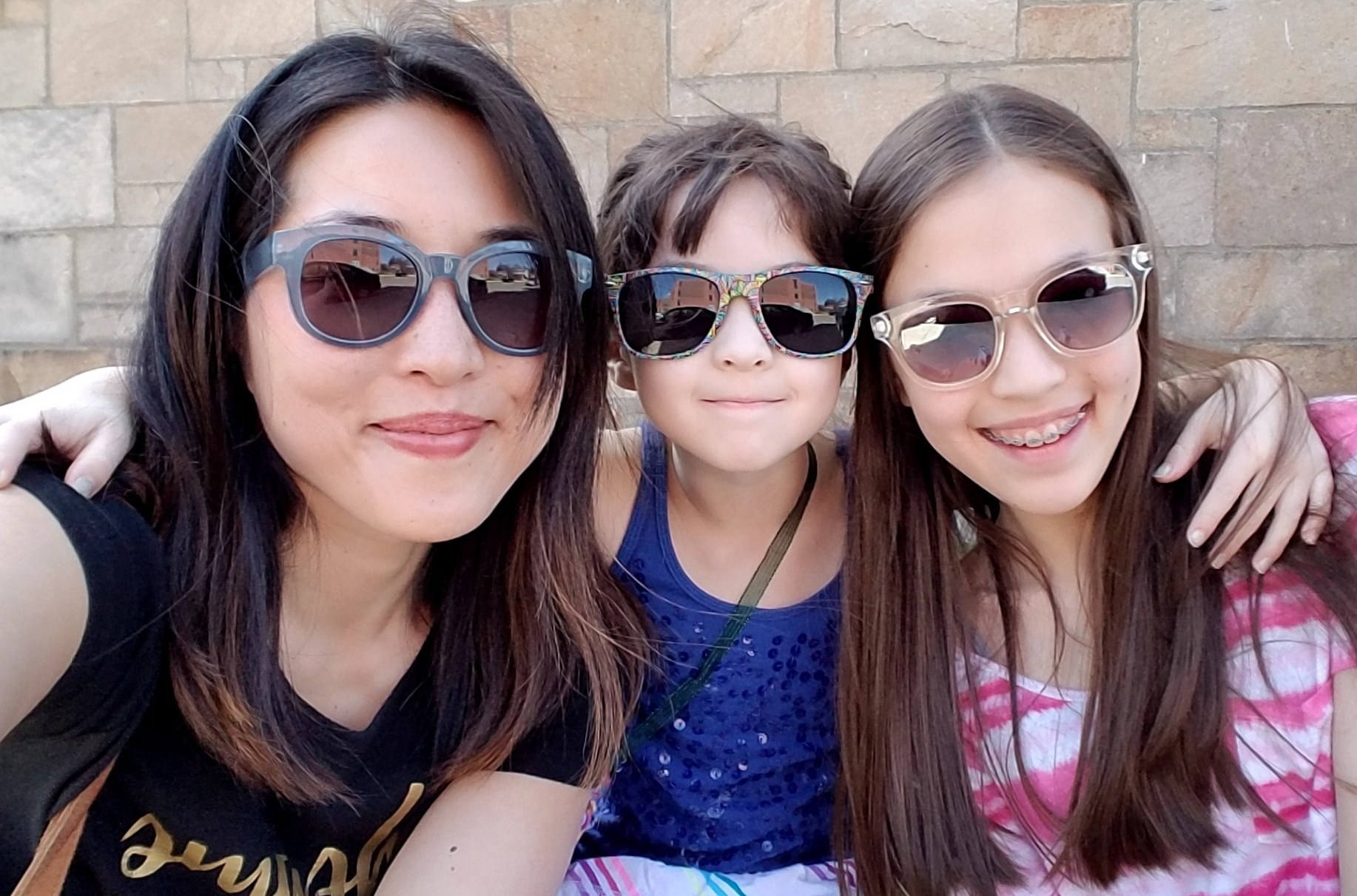 Christine Koh and her daughters. (Christine Koh)