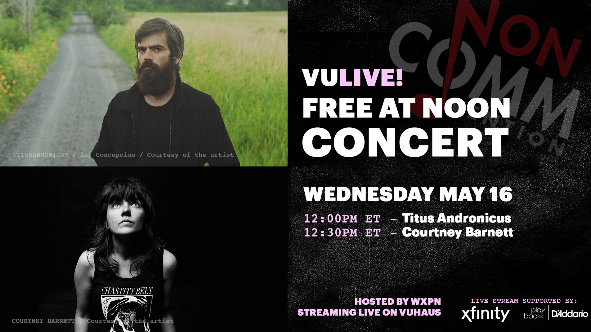 Titus Andronicus and Courtney Barnett perform live during NON-COMMvention 2018. (Courtesy of the artists)