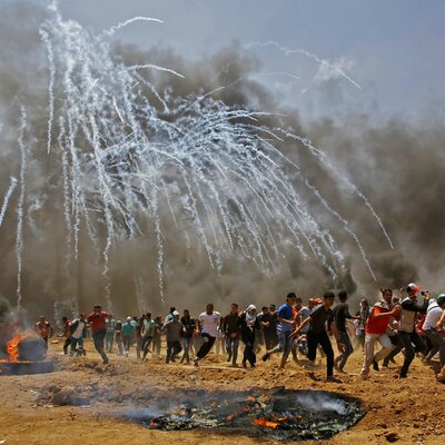 PHOTOS: U.S. Embassy Opens In Jerusalem As Tens Of Thousands Protest In Gaza