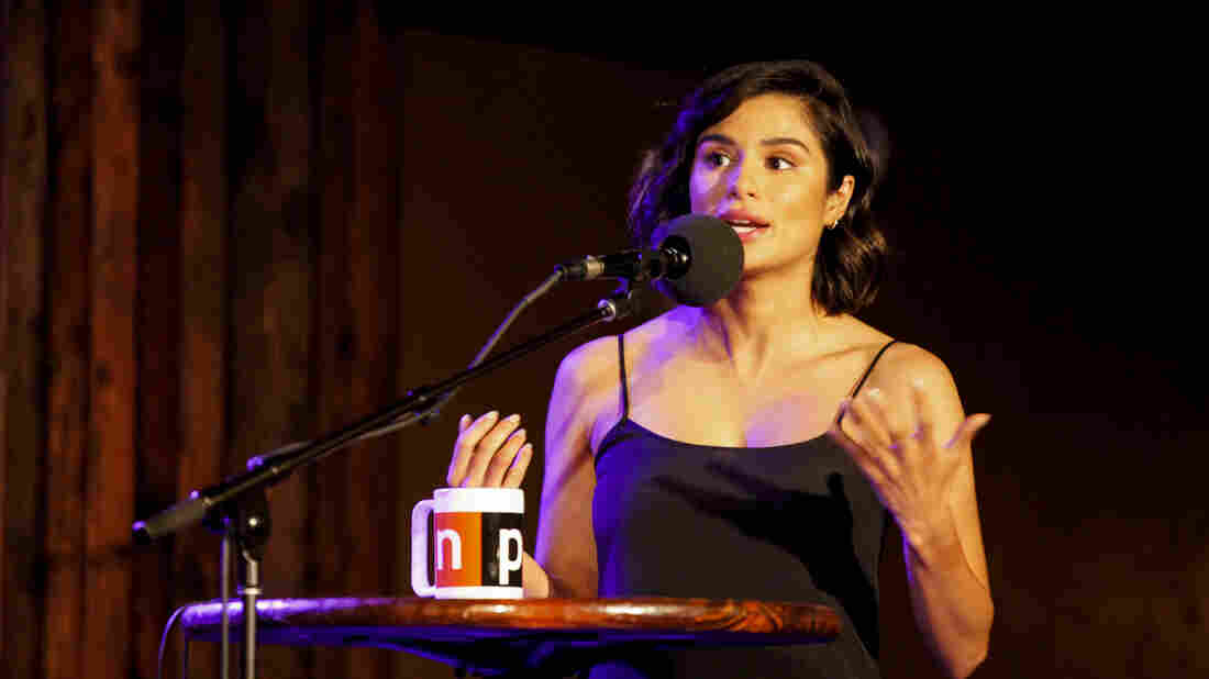 Diane Guerrero appears on Ask Me Another at the Bell House in Brooklyn, New York.