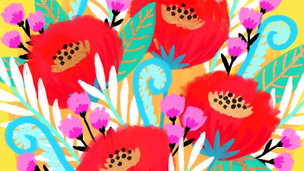 Detail from the cover art to The Ensemble by Aja Gabel