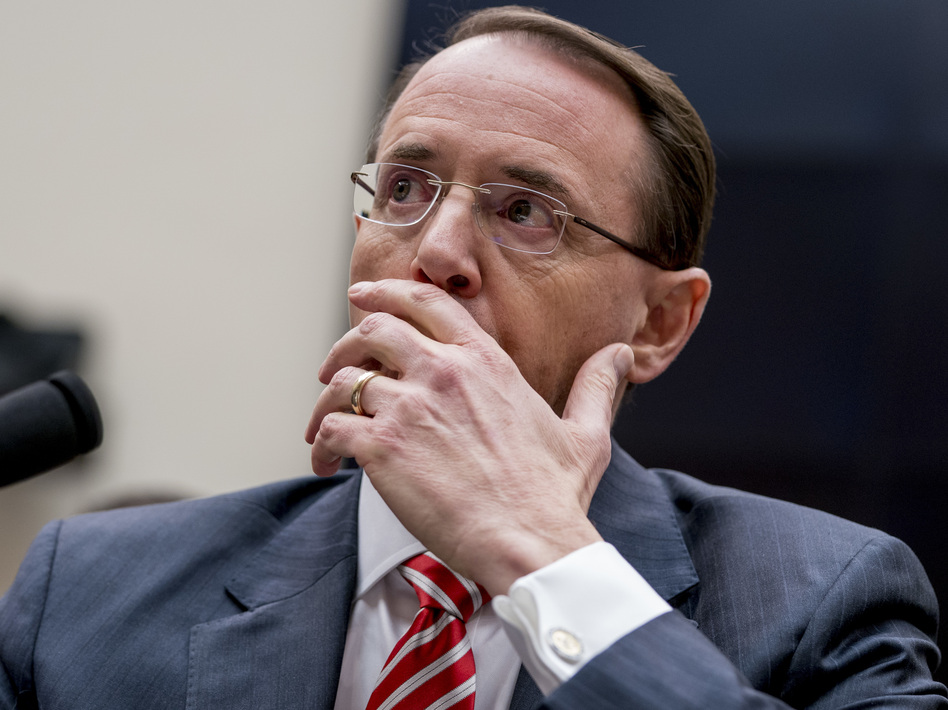 Deputy Attorney General Rod Rosenstein vowed the Justice Department would look into whether there was any wrongdoing in its Russia investigation. (Andrew Harnik/AP)