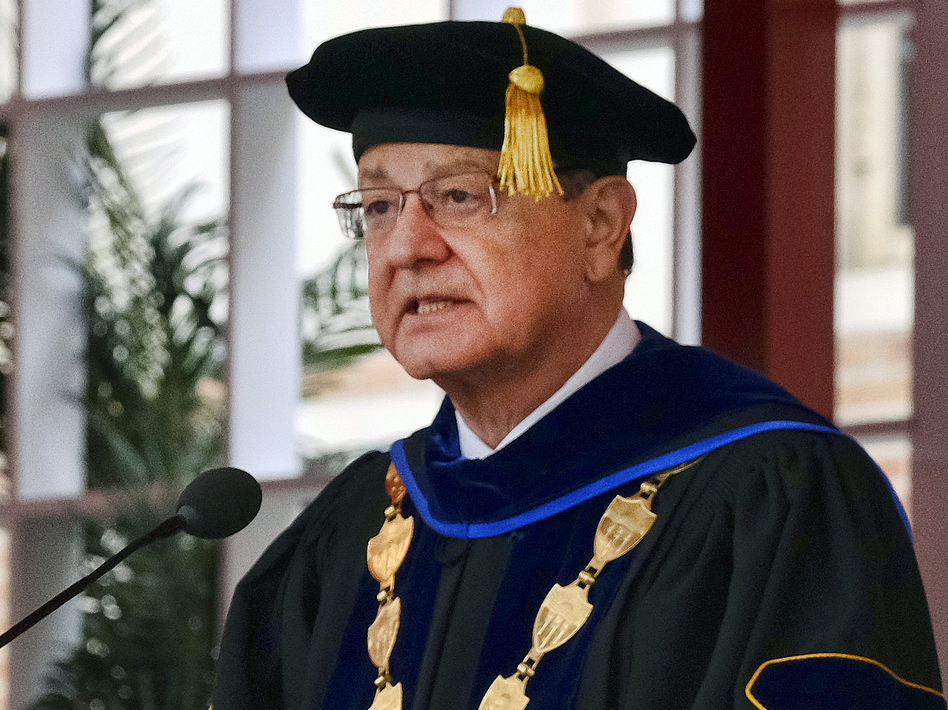 Several hundred faculty had signed a letter saying University of Southern California President C.L. Max Nikias had "lost the moral authority to lead." (Richard Vogel/AP)