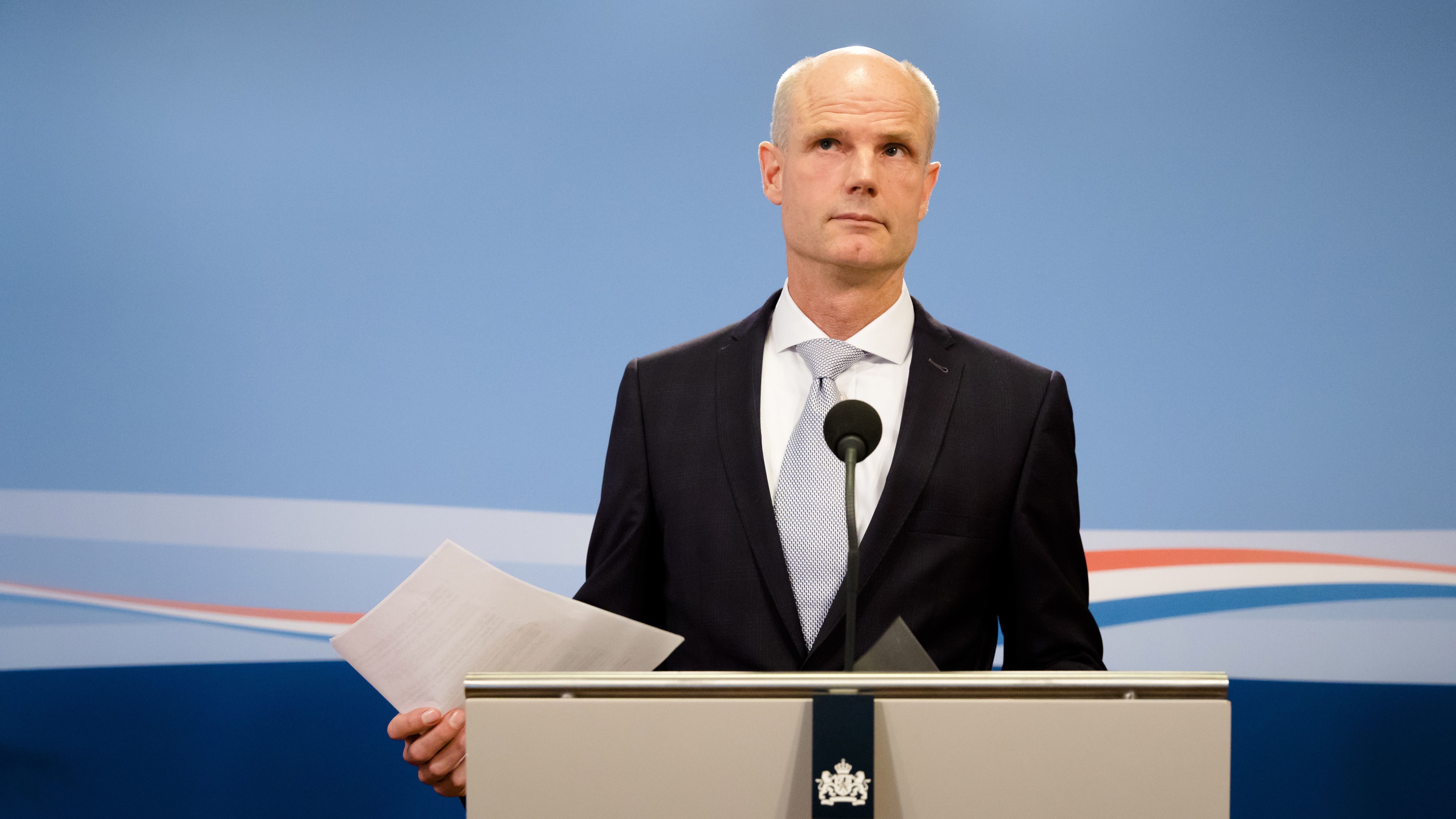 Dutch Foreign Minister Stef Blok said Friday in The Hague that the Netherlands and Australia are holding Russia legally responsible for the downing of Malaysia Airlines Flight MH17. (AFP/Getty Images)