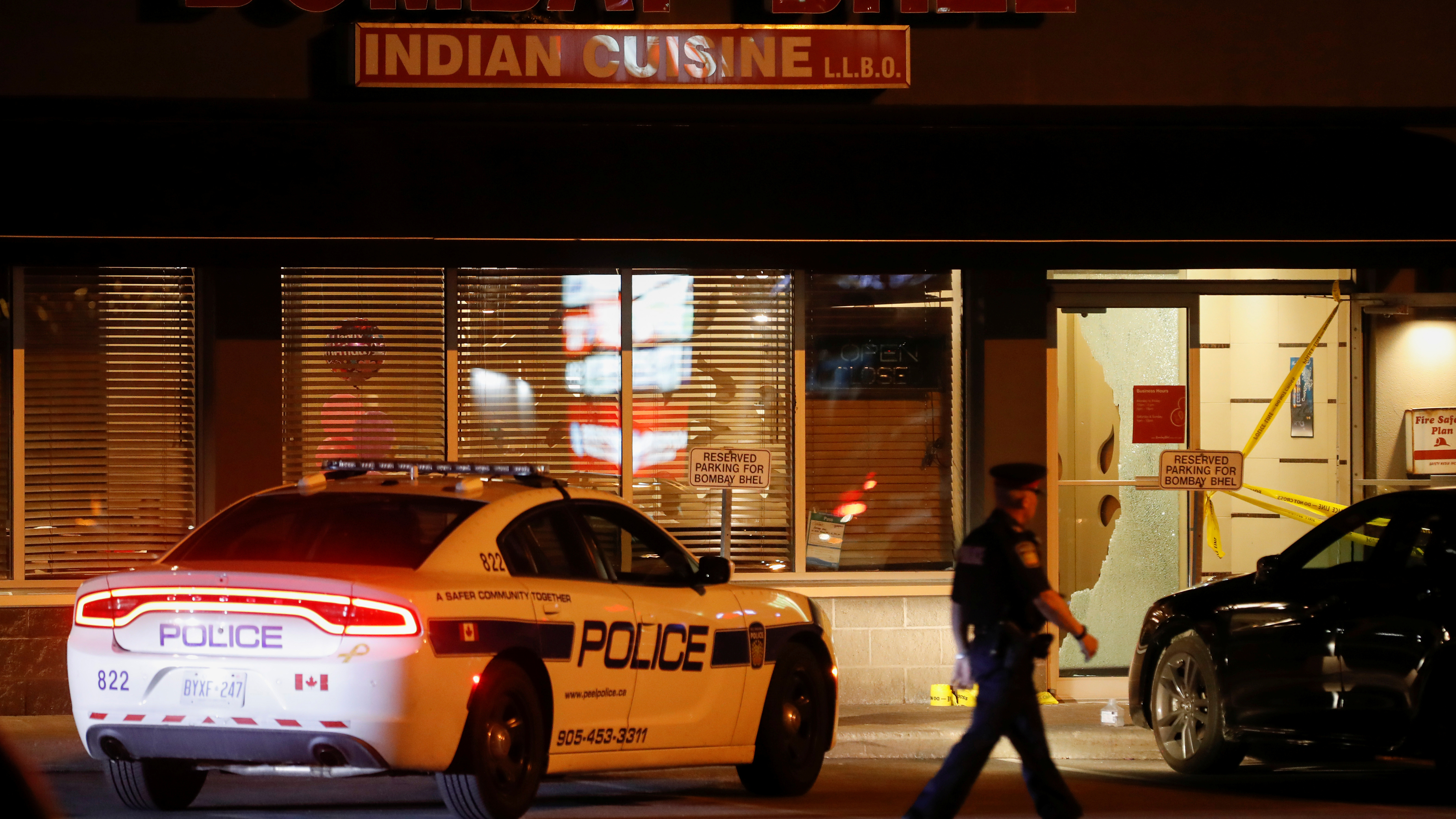 15 injured, some critically, after 2 men set off bomb at Ontario restaurant