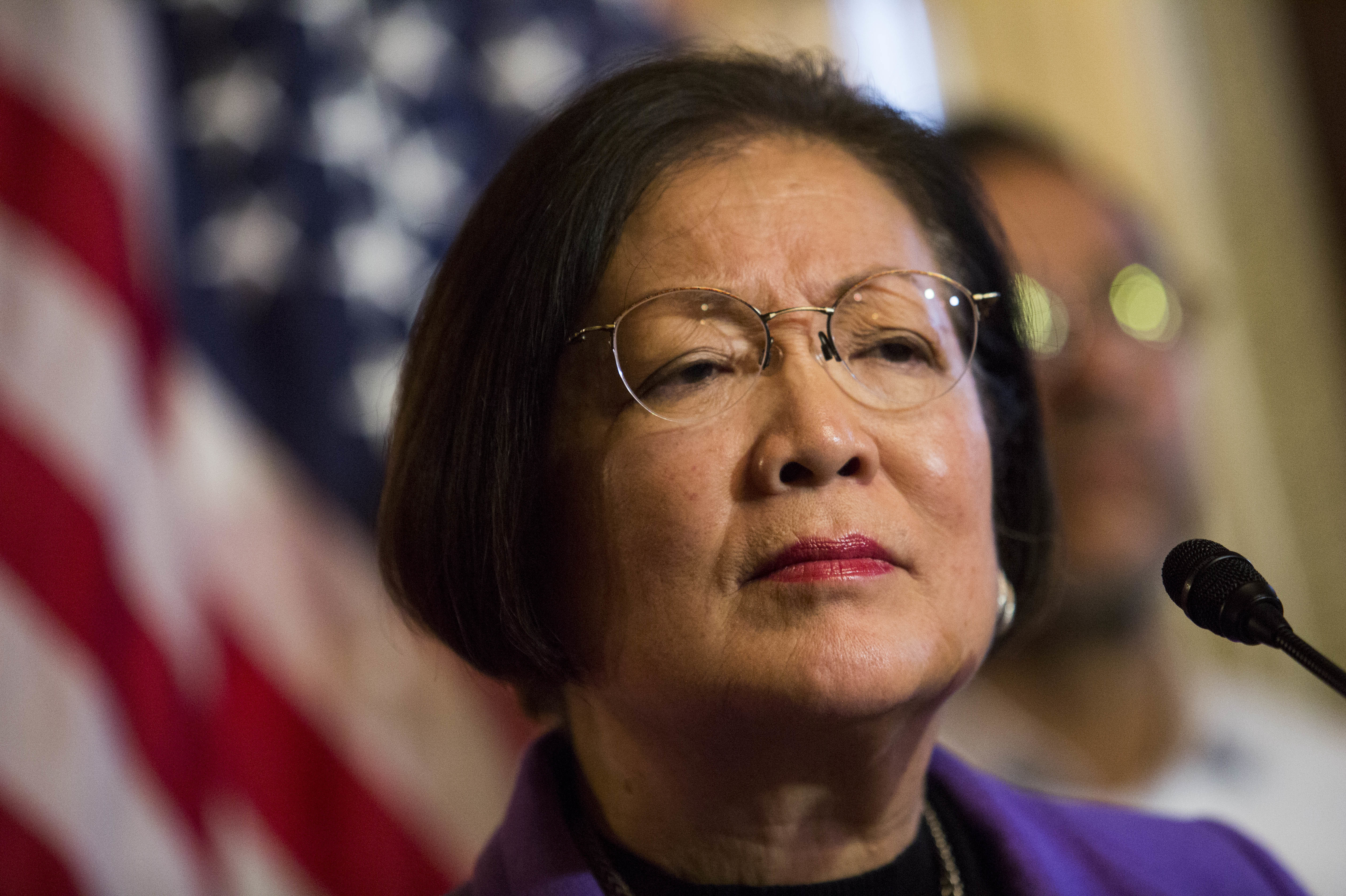 Democratic Sen. Mazie Hirono may have a quiet demeanor, but that shouldn't be confused for a lack of toughness. (Getty Images)