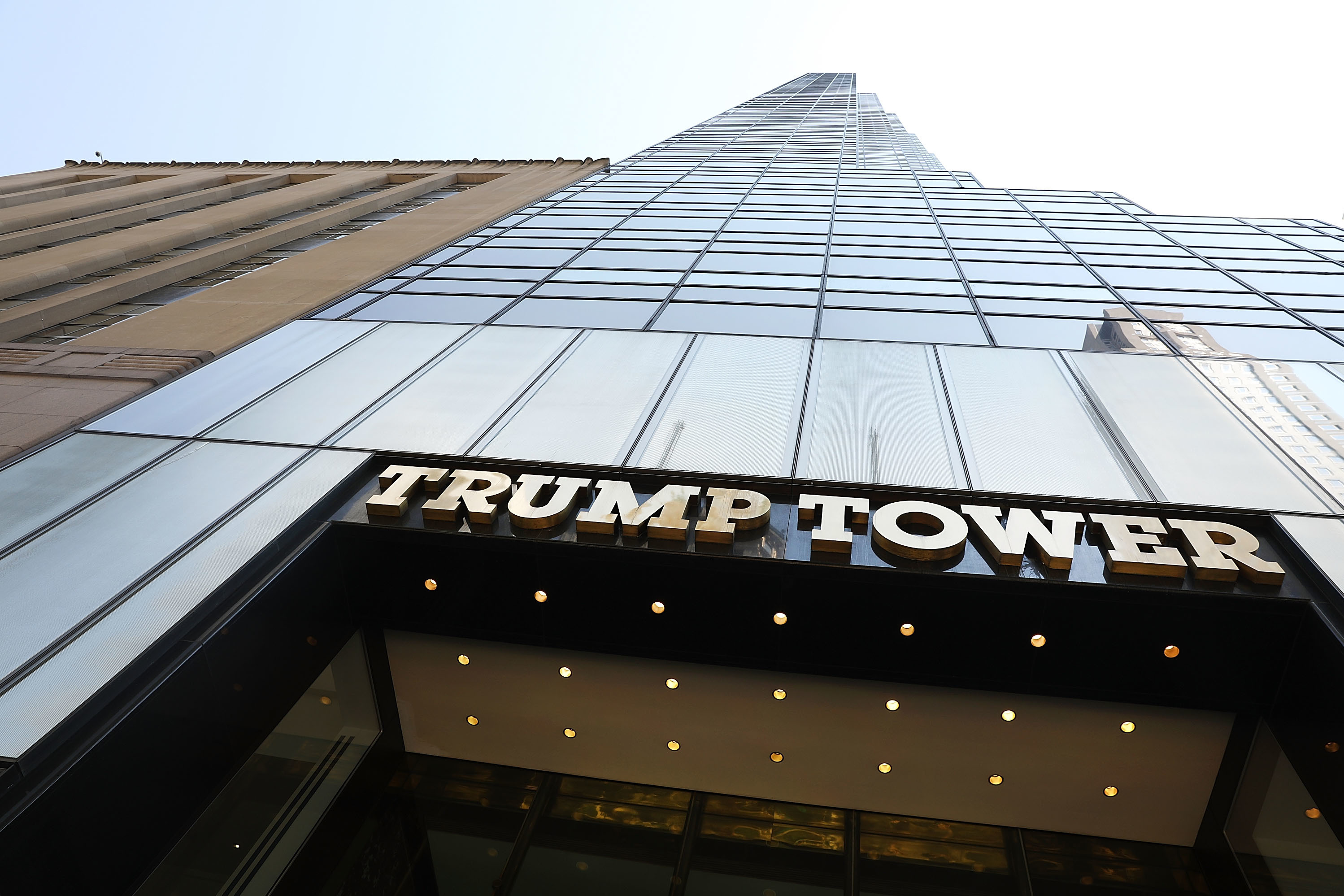 A federal court hears arguments in a case brought by Democratic lawmakers about whether the Trump Organization's business dealings with foreign governments violates the Constitution's Emoluments Clause. (Getty Images)