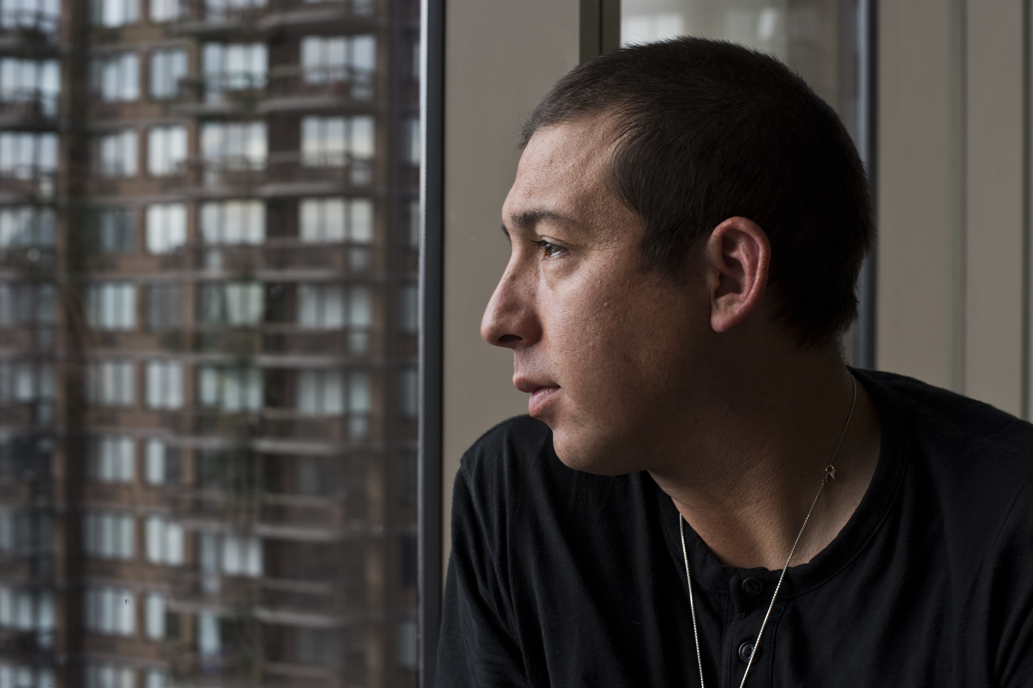 Tommy Orange's debut novel features a wide cast of characters who are all Native American, with varying degrees of connection to the culture. He says, "I wanted to represent a range of human experience as a way to humanize Native people." (Joana Toro for NPR)