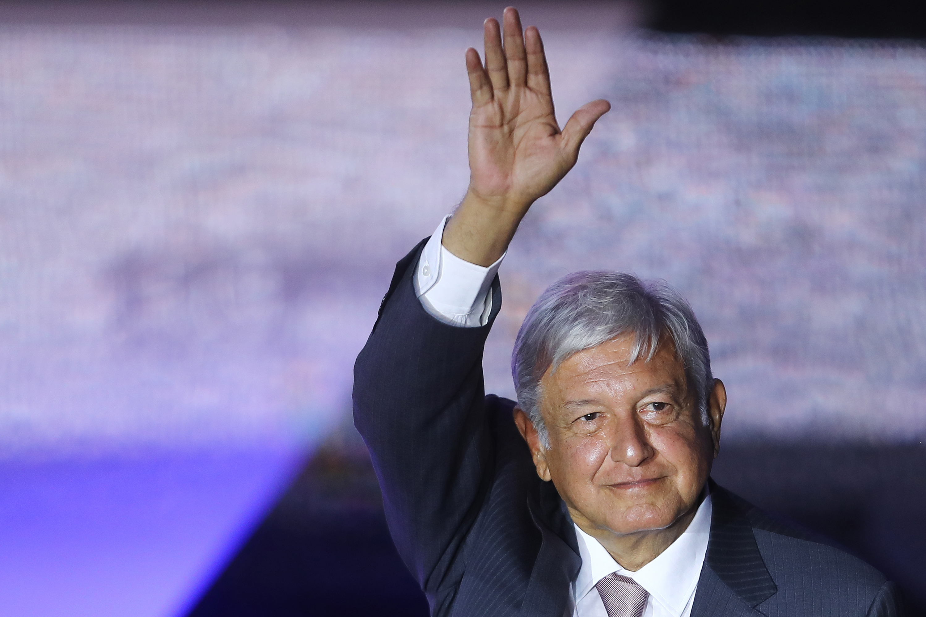 Andrés Manuel López Obrador, a veteran leftist, is running for president once again. Polls put his lead well into the double digits ahead of his nearest rival. Mexico's election is July 1. (Getty Images)