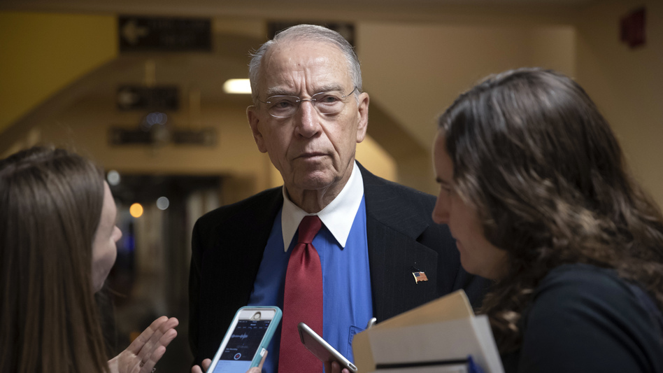 Senate Judiciary Committee Chairman Chuck Grassley, R-Iowa, seen here leaving the Capitol in May, expressed his dissatisfaction Wednesday with a report on sexual harassment in the federal judiciary.