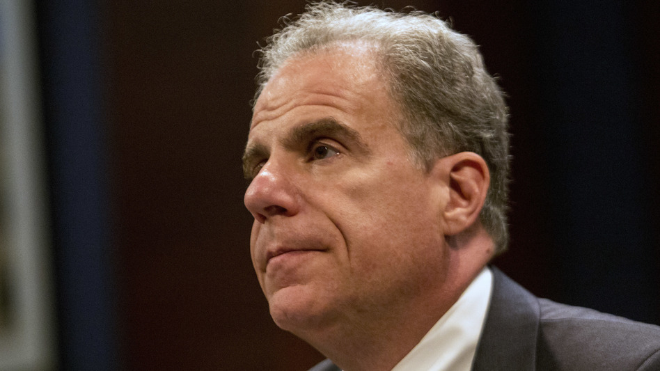 Justice Dept. Inspector General Michael E. Horowitz testifies before the House Oversight Committee and the House Judiciary Committee on Tuesday in Washington, D.C. (Alex Wroblewski/Getty Images)