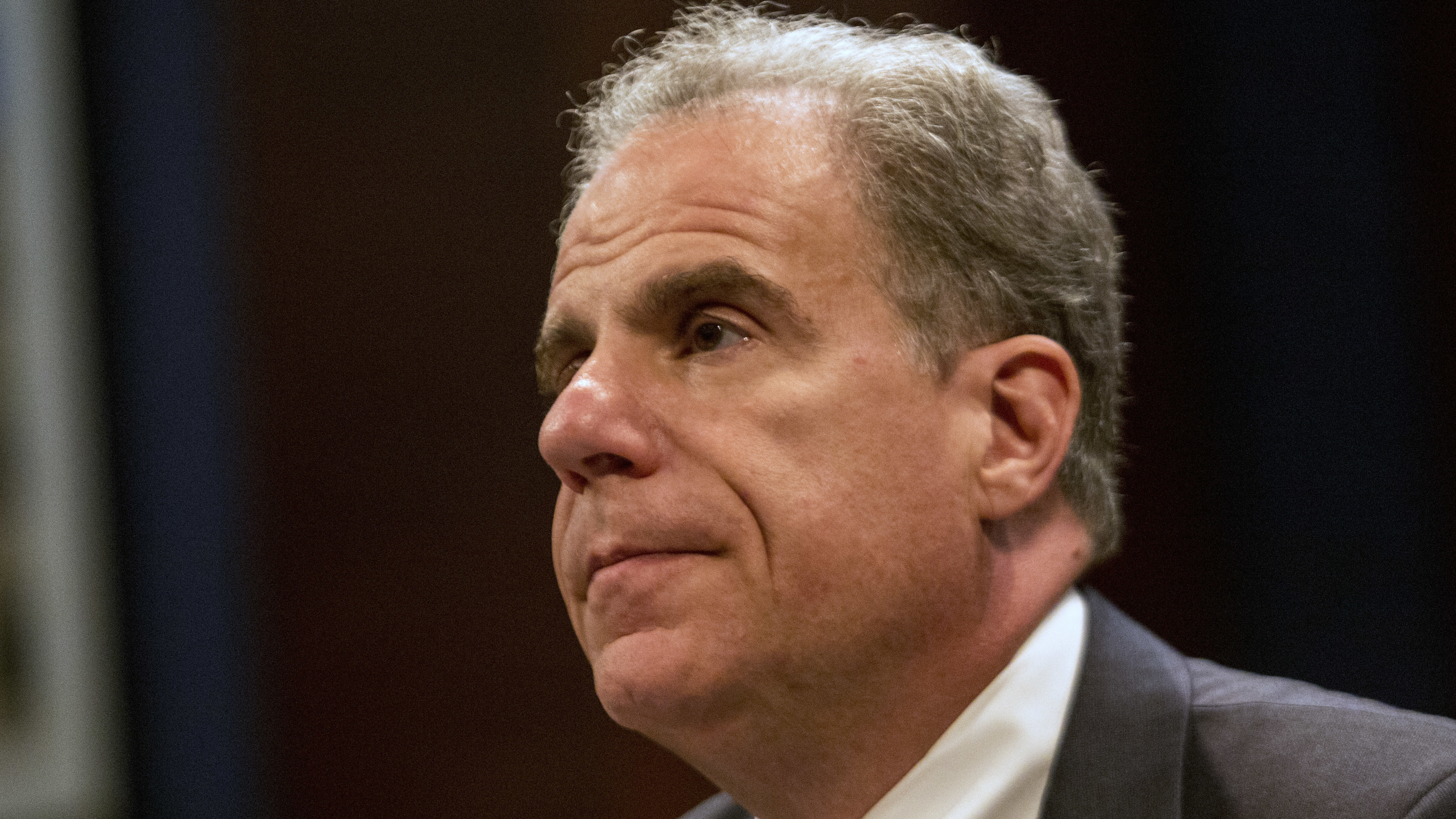 Justice Dept. Inspector General Michael E. Horowitz testifies before the House Oversight Committee and the House Judiciary Committee on Tuesday in Washington, D.C. (Getty Images)