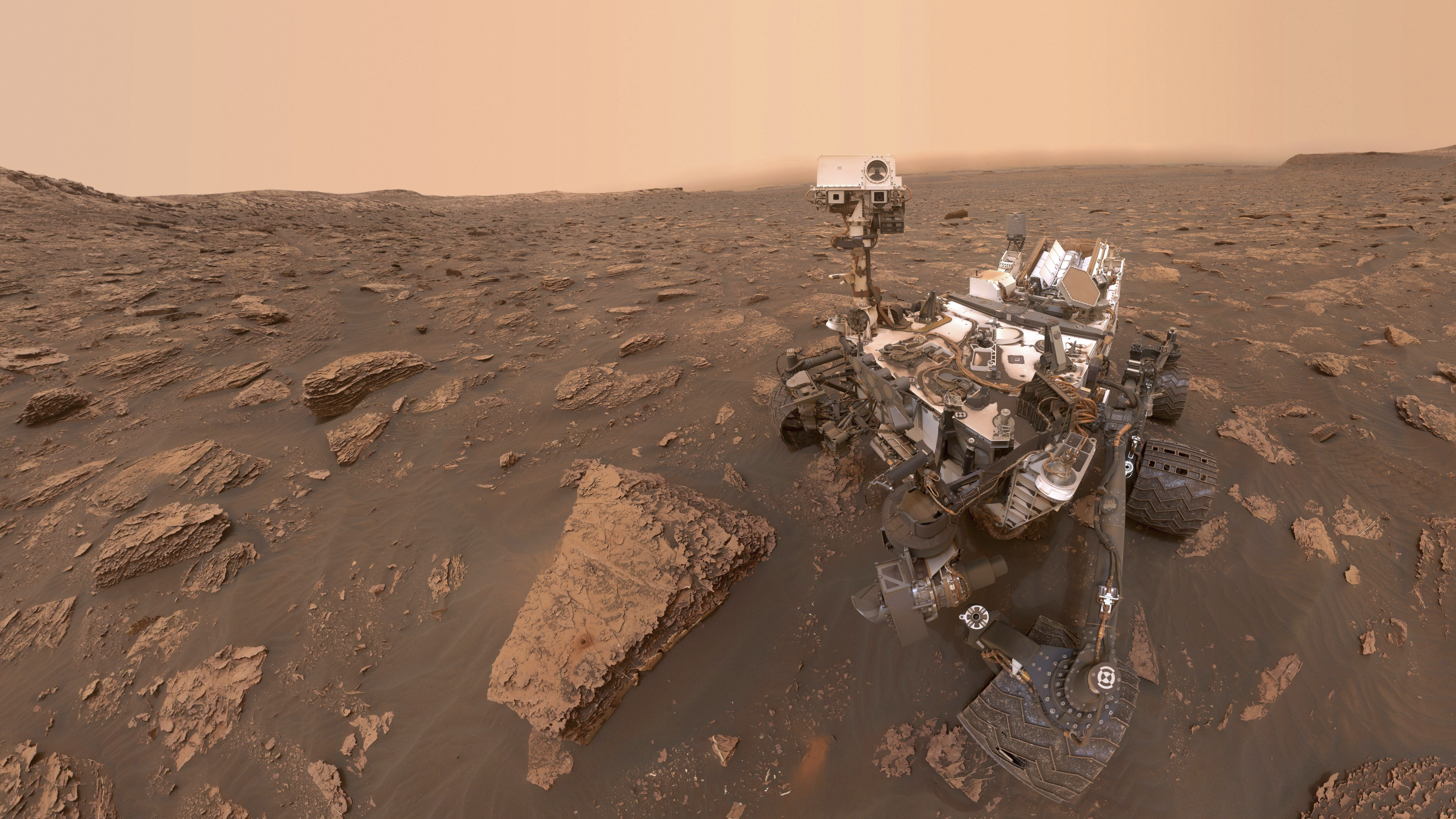 A dust storm has reduced sunlight and visibility on Mars. But NASA