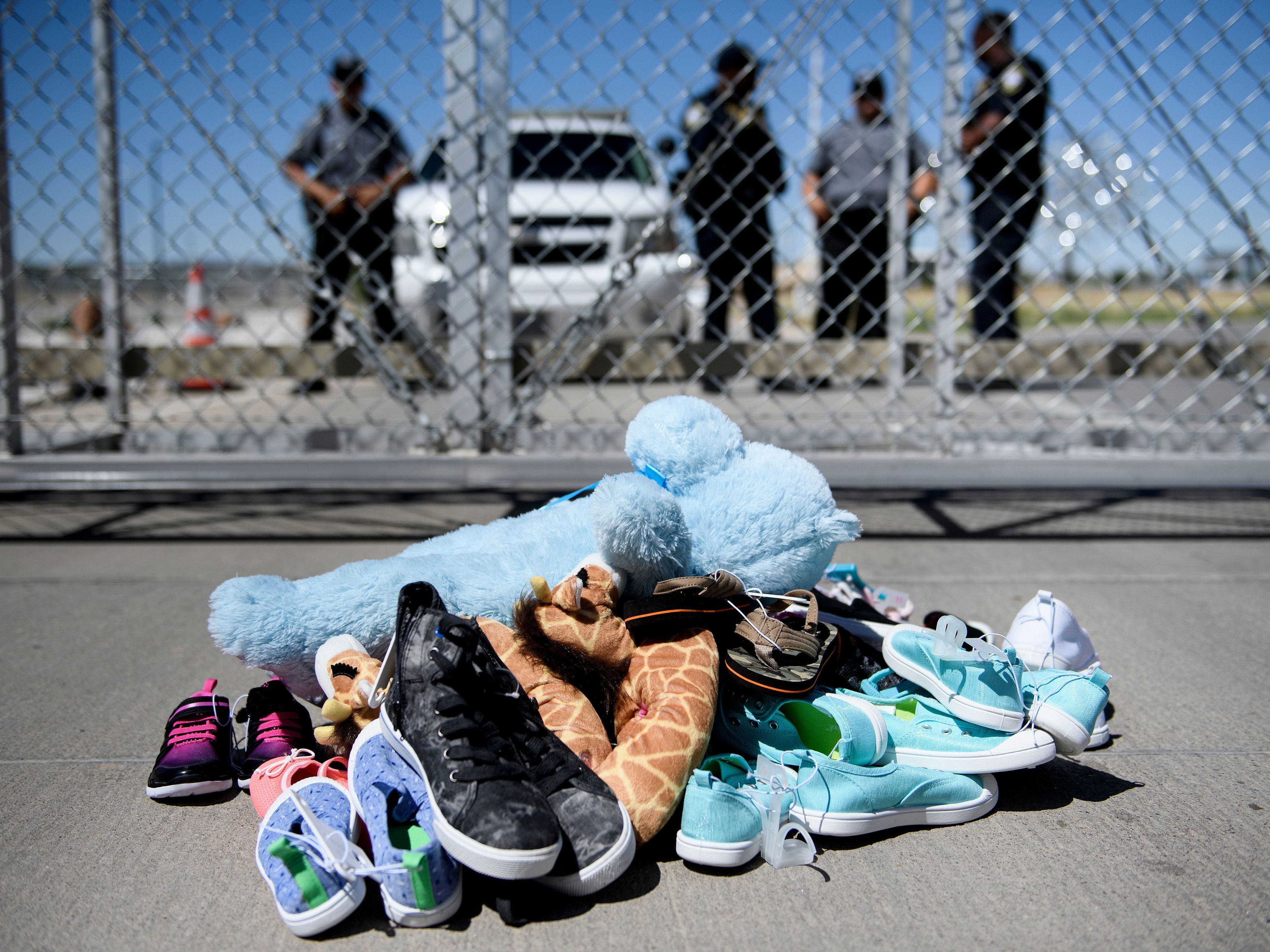 A Texas Sheriff prohibited his deputies from off-duty work at the newly constructed child-holding facility at the Tornillo Port of Entry where minors crossing the border without proper papers have been housed after being separated from adults. (AFP/Getty Images)